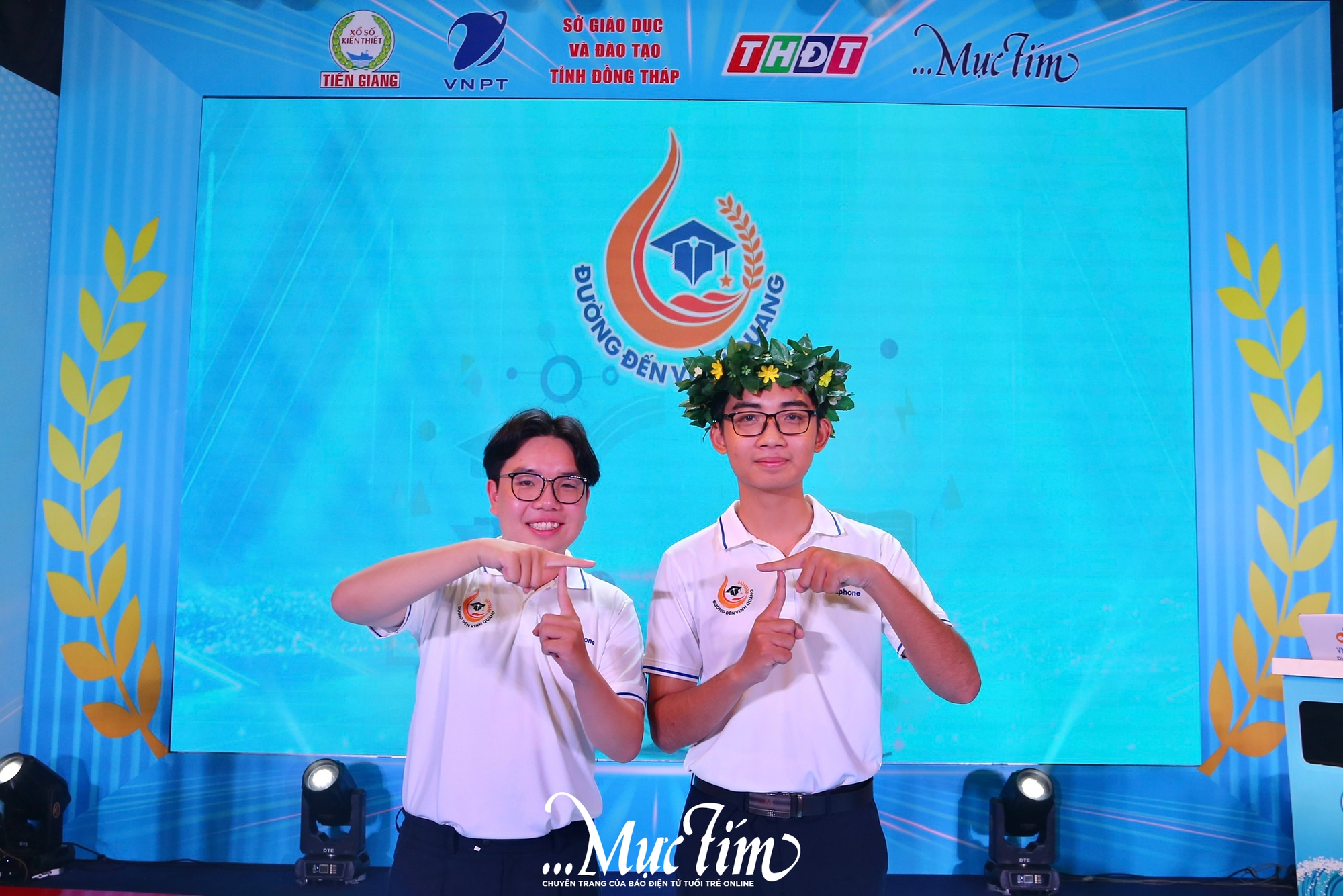 Trường THPT chuyên Nguyễn Quang Diêu có cầu truyền hình chung kết năm Đường đến vinh quang- Ảnh 4.