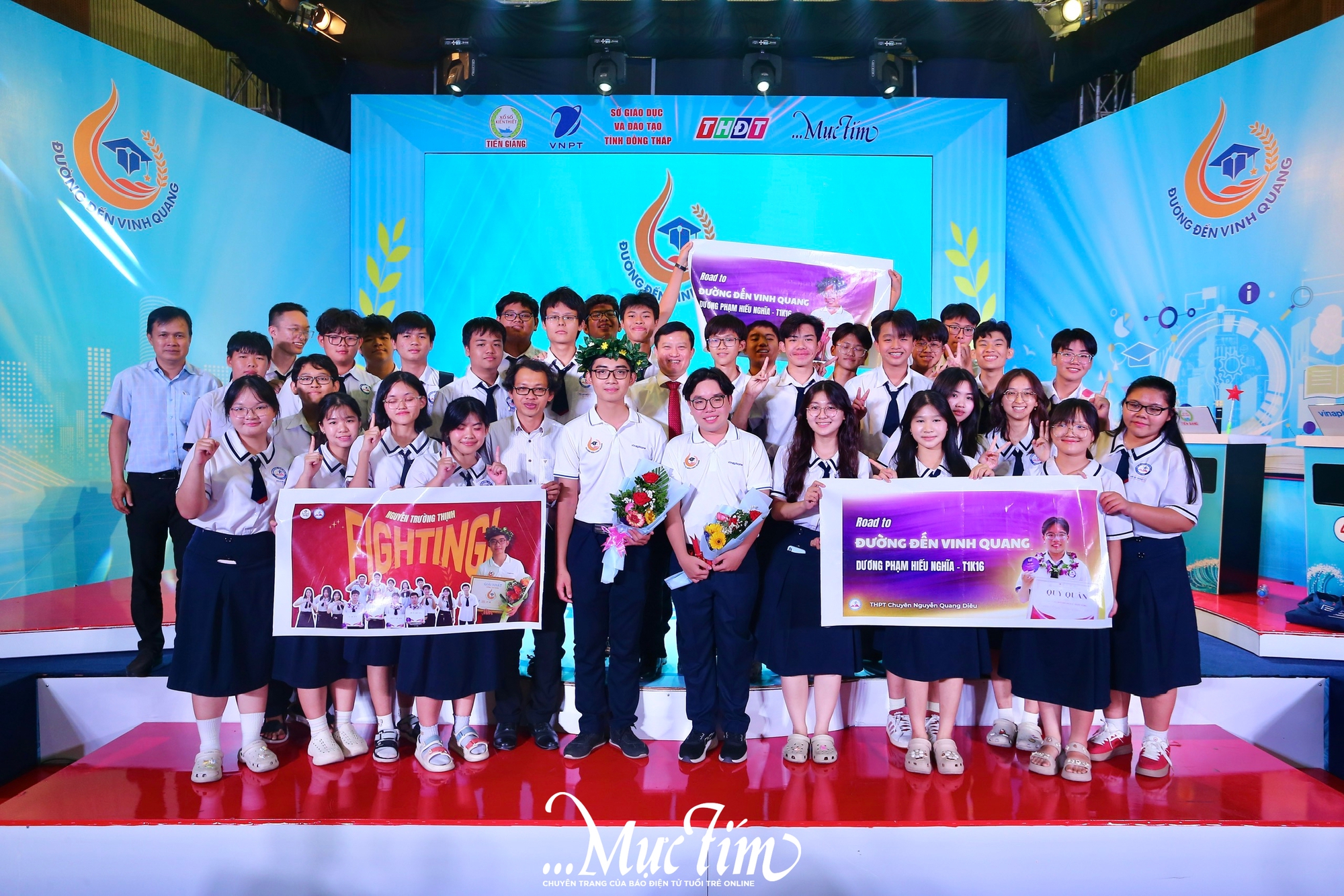Trường THPT chuyên Nguyễn Quang Diêu có cầu truyền hình chung kết năm Đường đến vinh quang- Ảnh 5.