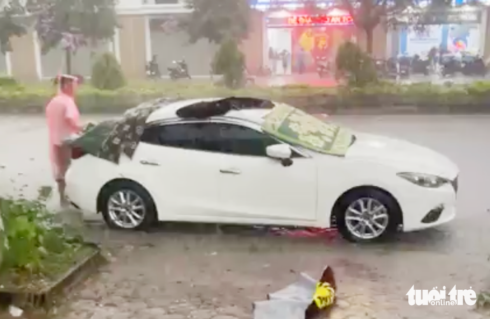 Hailstorm hits Vietnam’s Nghe An- Ảnh 2.