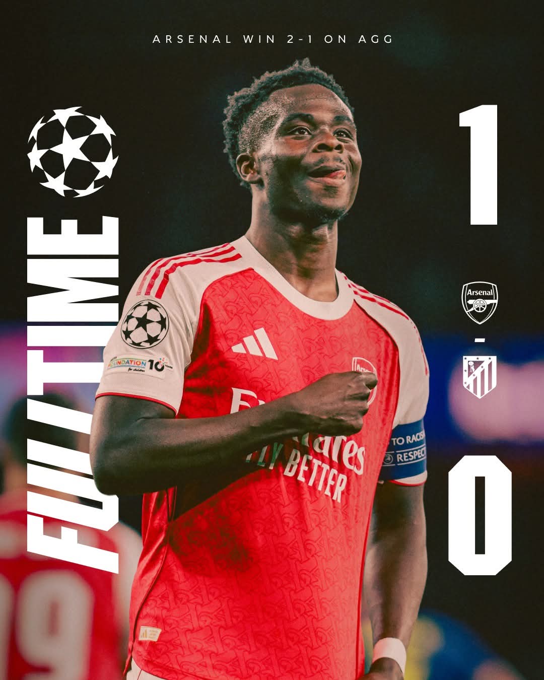 Bukayo Saka đưa Arsenal vào chung kết Champions League- Ảnh 1.