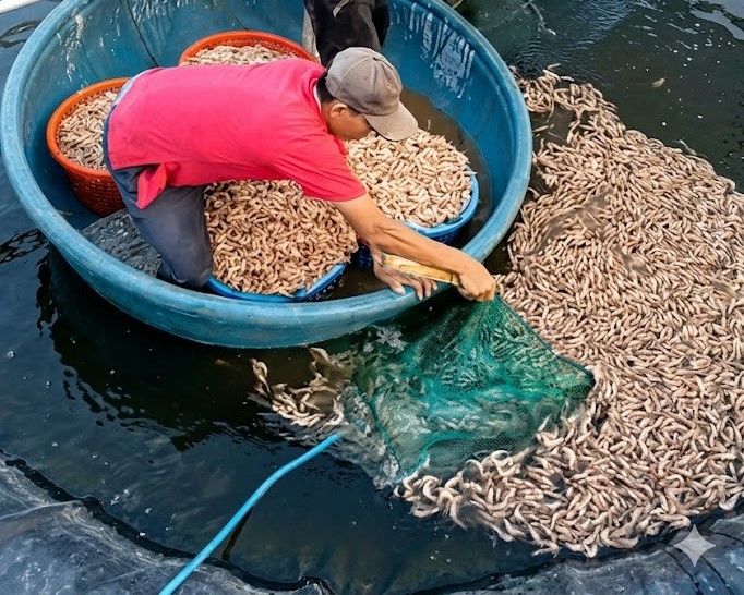 Hồ tôm nghi bị đầu độc chết sạch, công an vào cuộc điều tra 8 túi đất đèn dưới đáy hồ - Ảnh 1.