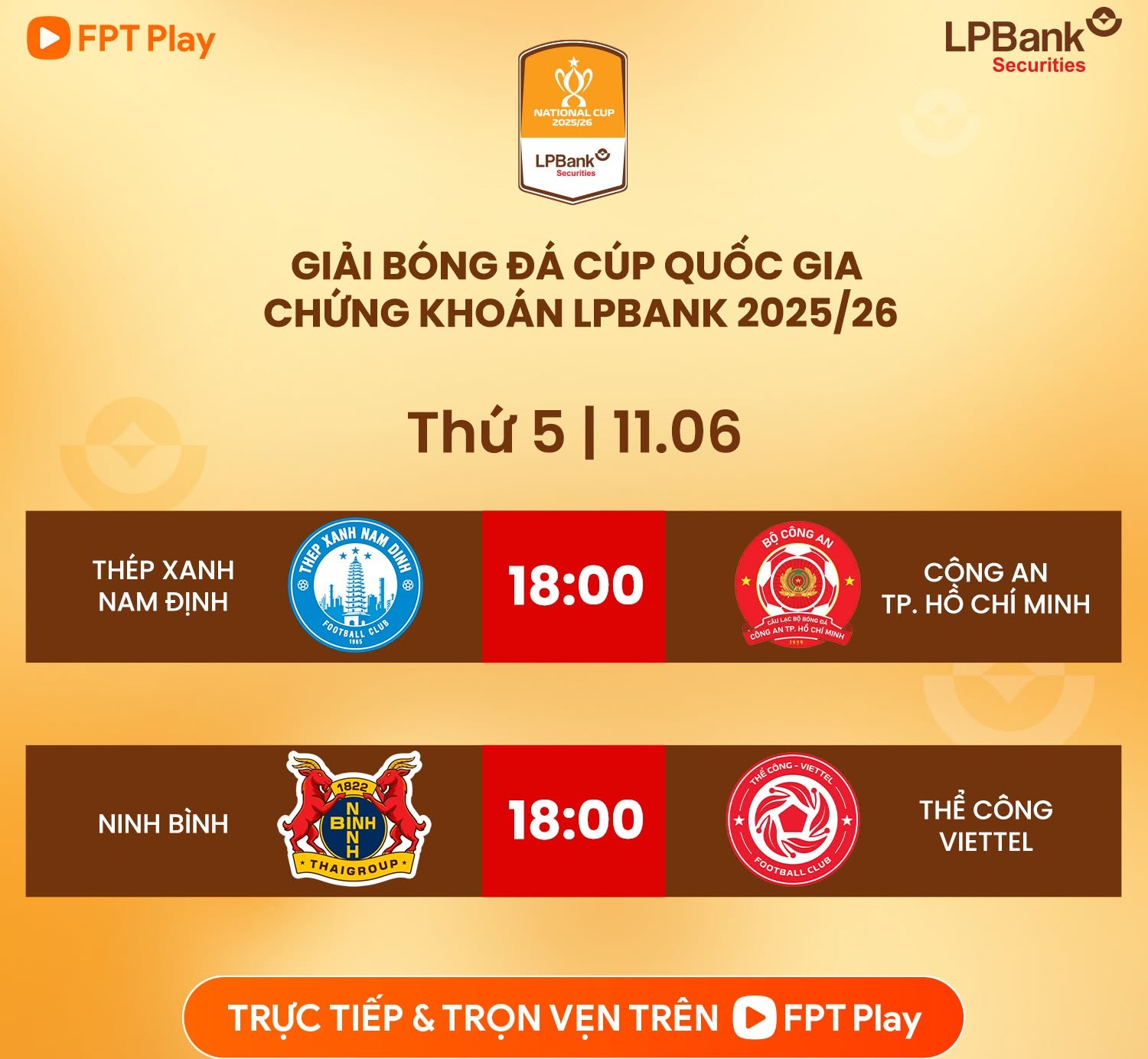 Lịch trực tiếp bán kết Cúp quốc gia: Ninh Bình đấu Thể Công - Viettel - Ảnh 1.