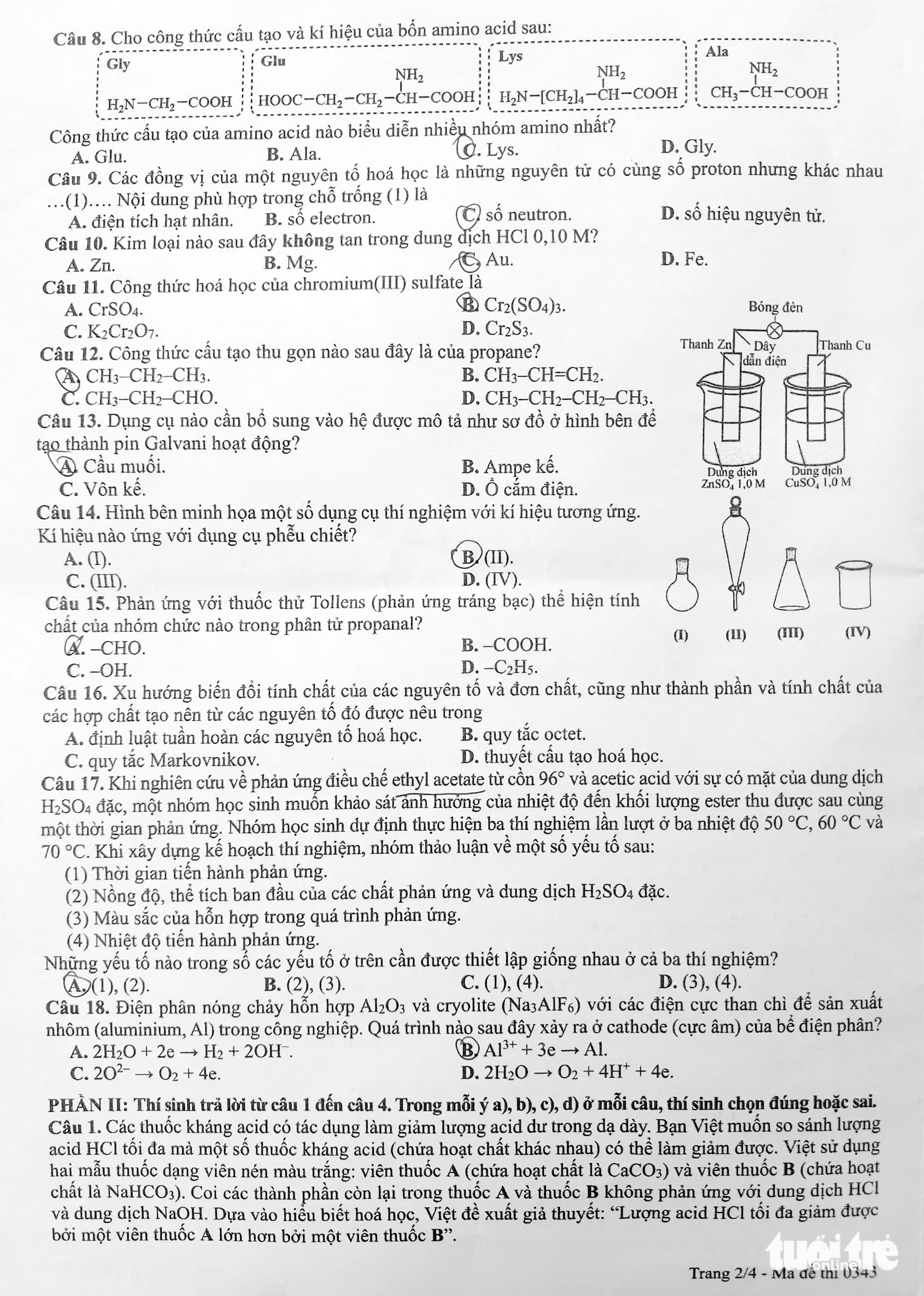 Đề hóa học - Ảnh 3.