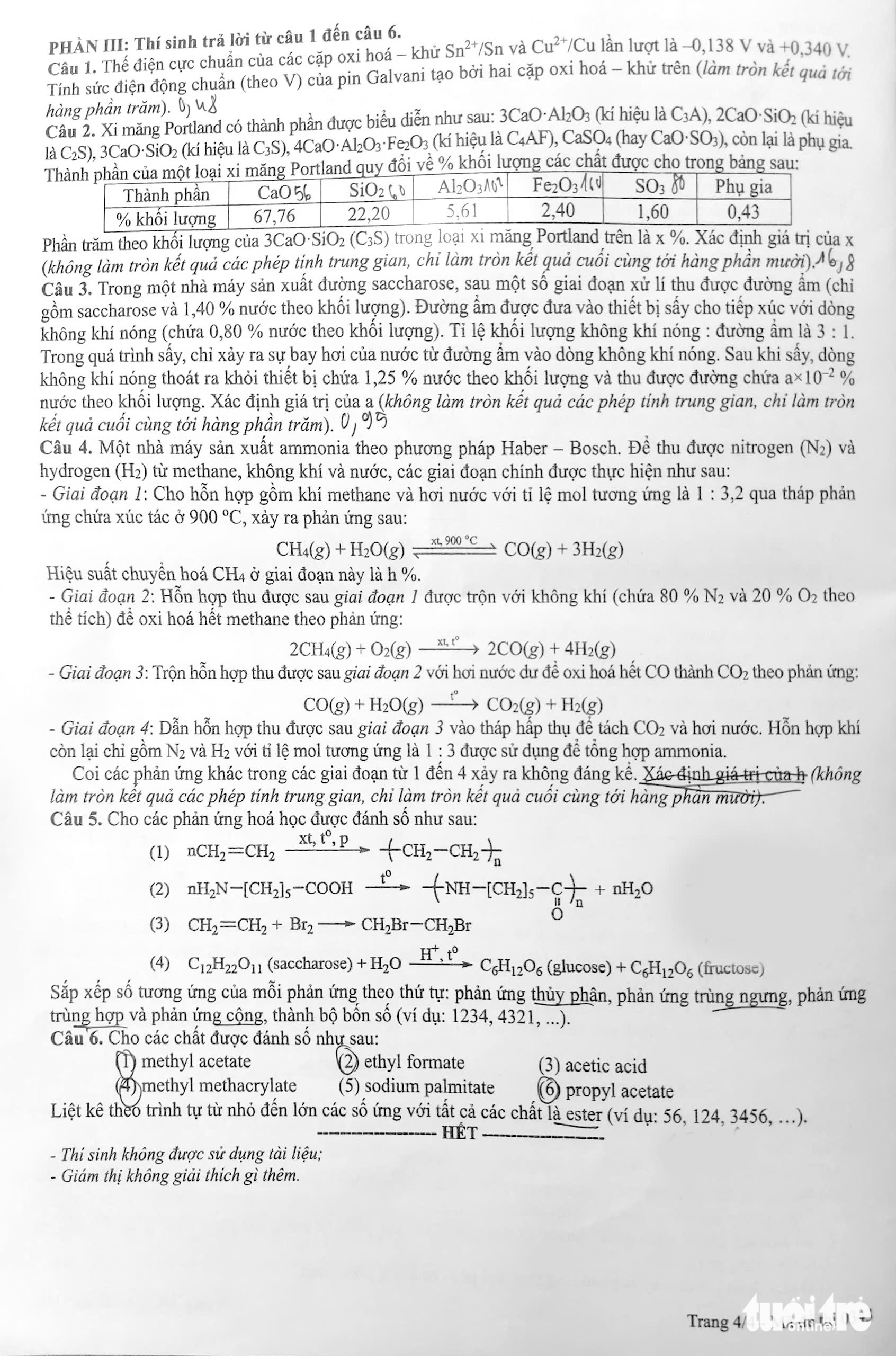 Đề hóa học - Ảnh 5.