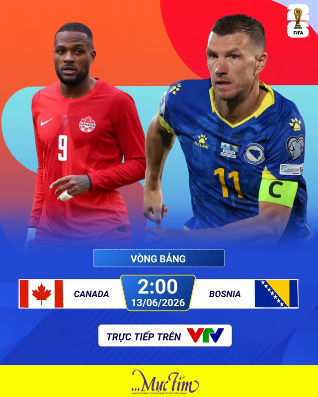 Đội hình xuất phát Canada - Bosnia & Hercegovina - Ảnh 1.
