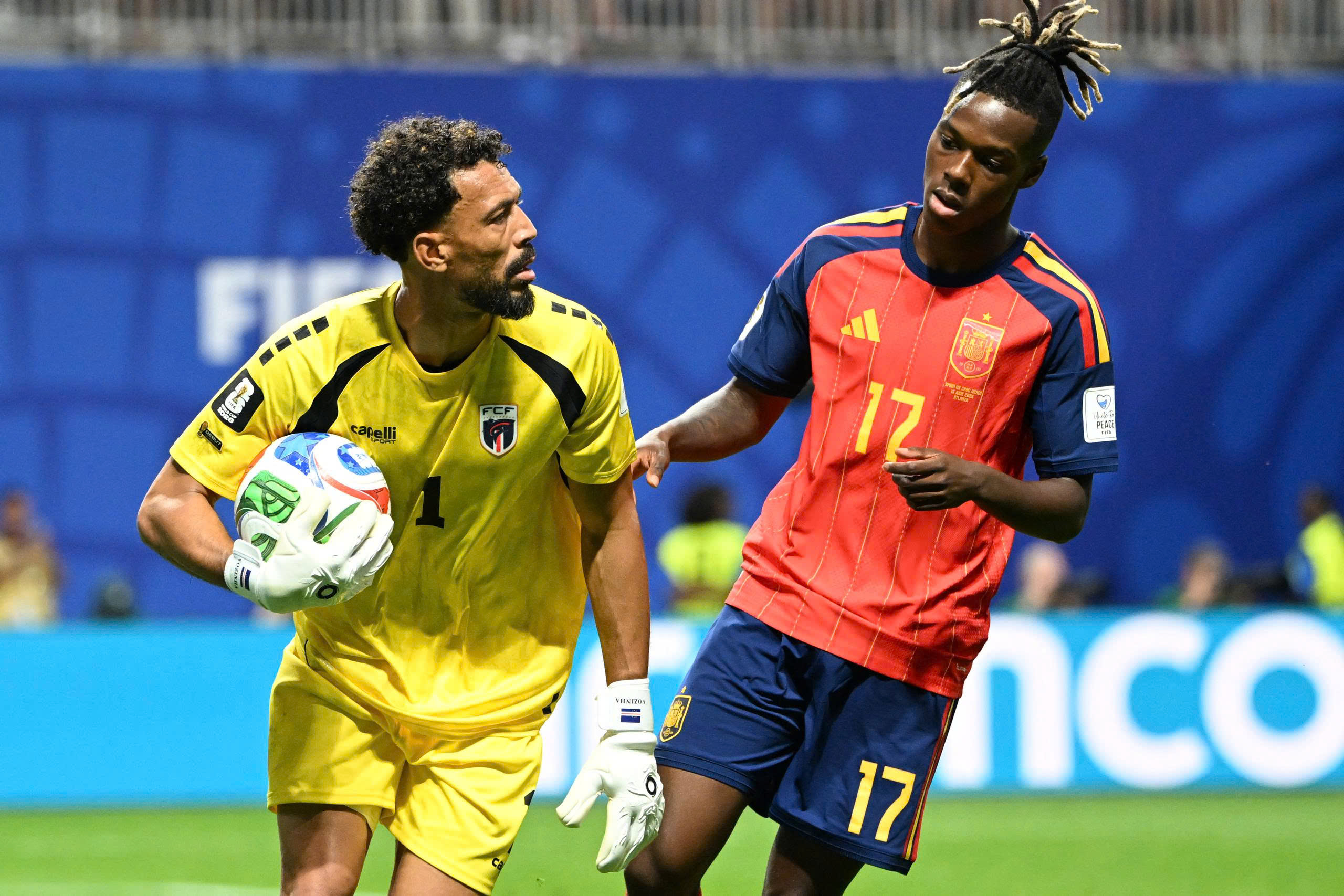 サッカースペイン代表 対 サッカーカーボベルデ代表 統計情報