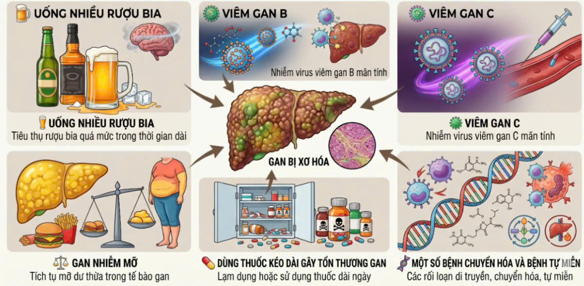 Người bệnh xơ gan cần ăn kiêng như thế nào? - Ảnh 1. Người bệnh xơ gan cần ăn kiêng như thế nào? - Ảnh 1.