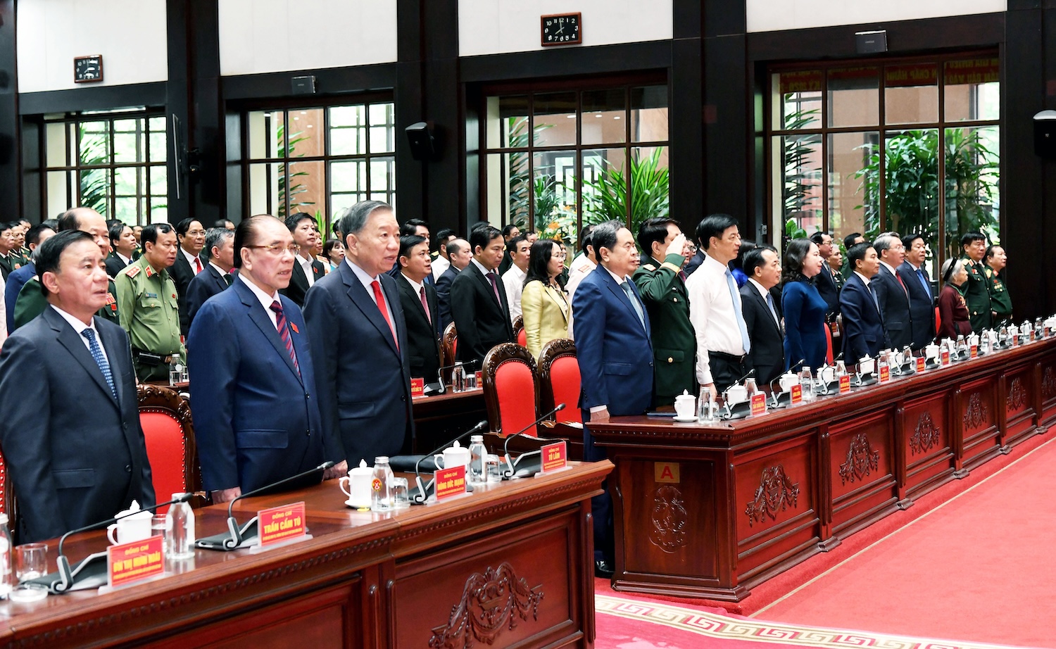 Tổng Bí thư, Chủ tịch nước Tô Lâm và nhiều lãnh đạo dự Đại hội VIII Cựu chiến binh Việt Nam - Ảnh 1.