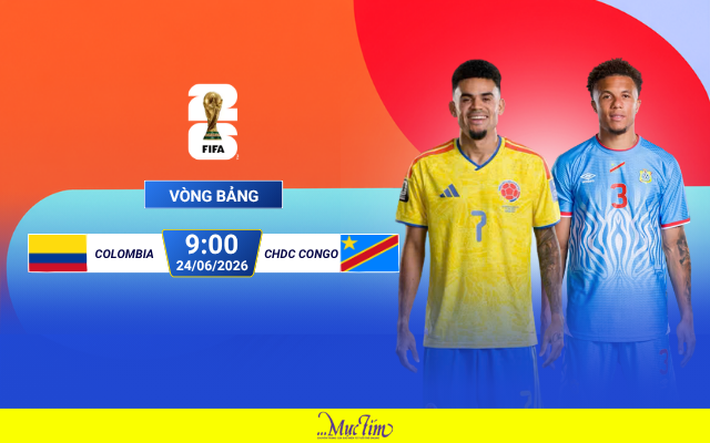 Đội hình ra sân Colombia - CHDC Congo bảng K World Cup 2026 - Ảnh 1.