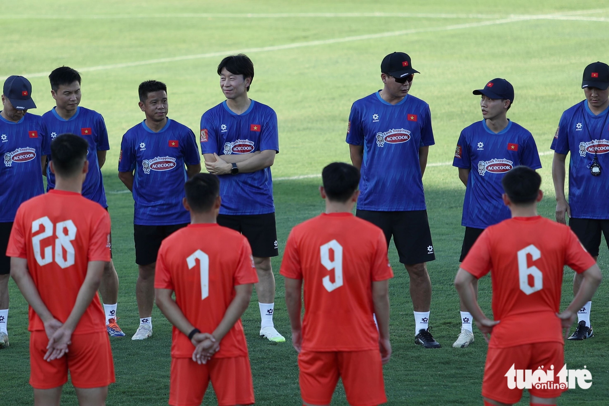 Khoa Ngô vắng, Patrik Lê Giang và Nguyễn Tài Lộc được chào đón trong ngày đầu tập ở tuyển Việt Nam - Ảnh 2.