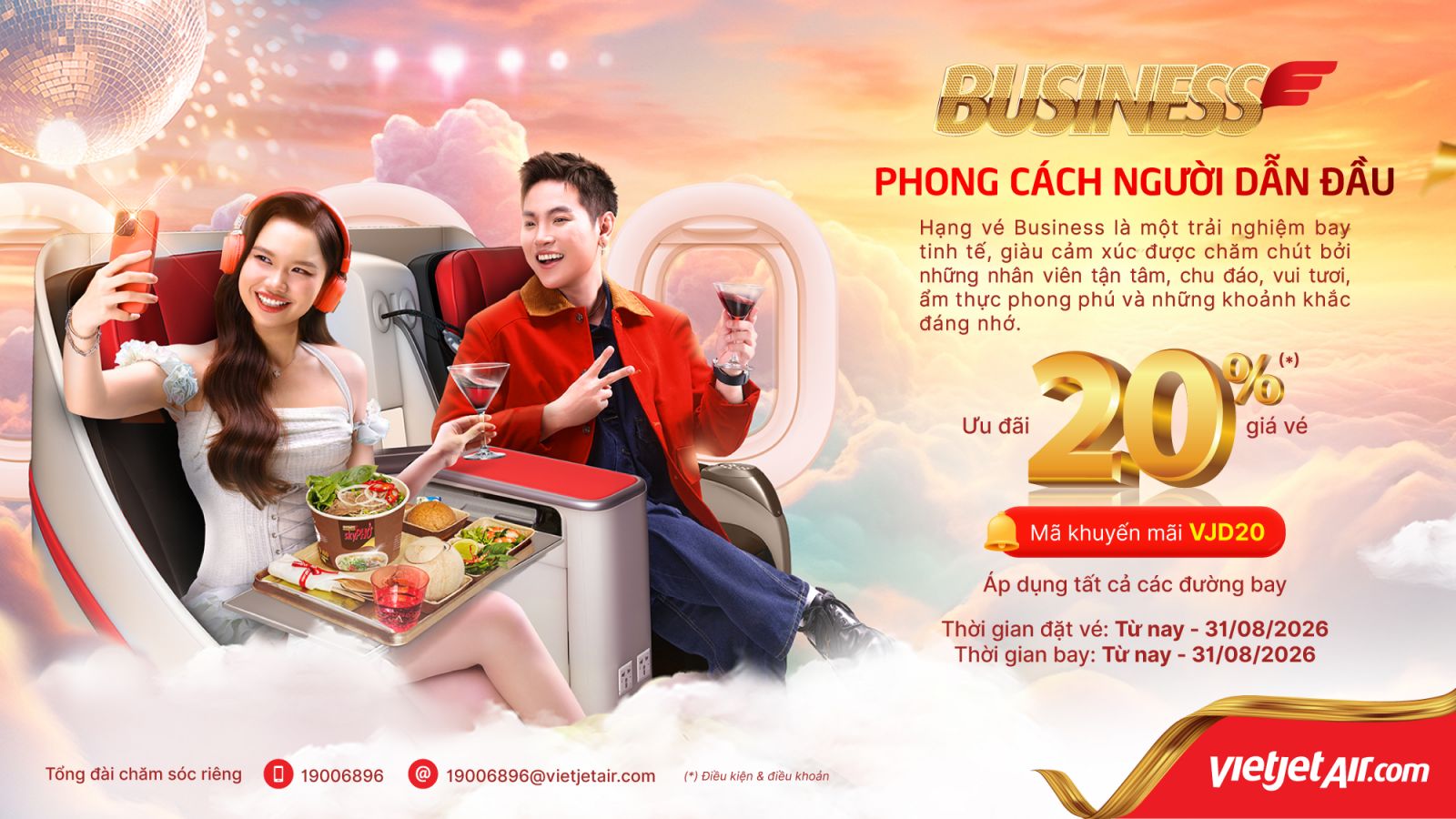 Hè rực rỡ, bóng sôi động: Vietjet tăng chuyến, 8,8 triệu vé 0 đồng - Ảnh 2.