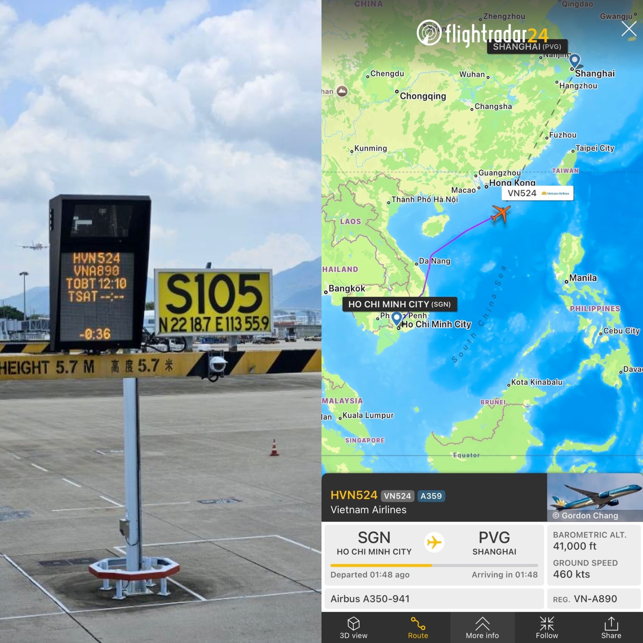 Máy bay Vietnam Airlines hạ cánh khẩn cấp tại Hồng Kông để cấp cứu hành khách - Ảnh 2.