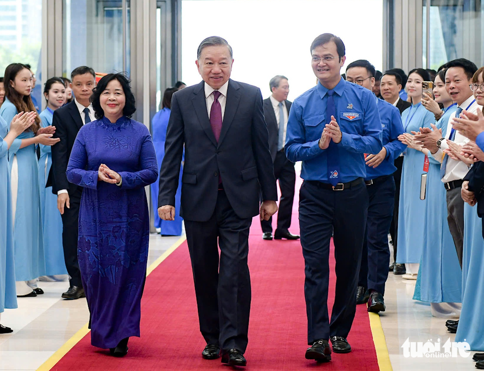 Tổng Bí thư, Chủ tịch nước Tô Lâm dự phiên trọng thể Đại hội Đoàn XIII - Ảnh 1.