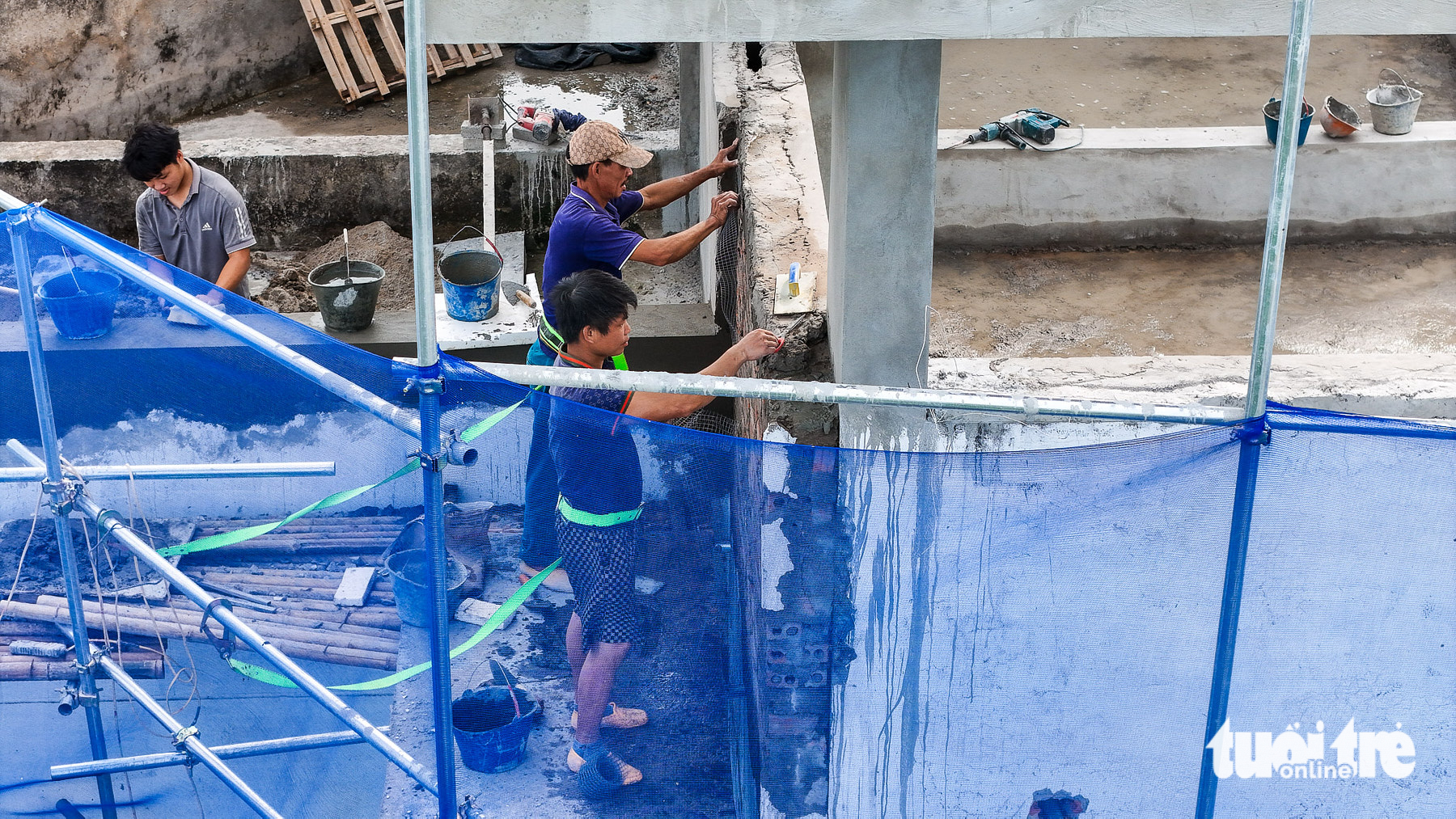 Hà Nội 'thay áo mới' khu nhà xây dở dang, để hoang tàn nhiều năm ở Pháp Vân - Tứ Hiệp - Ảnh 2.