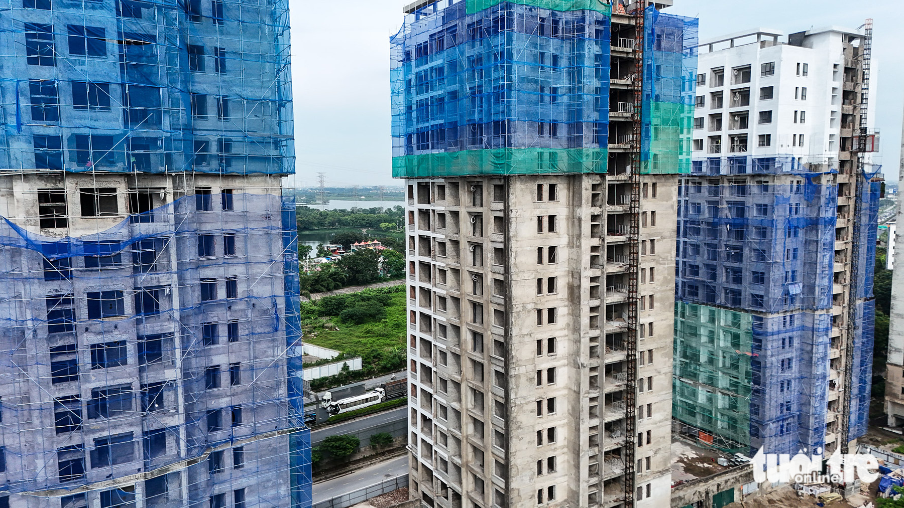 Hà Nội 'thay áo mới' khu nhà xây dở dang, để hoang tàn nhiều năm ở Pháp Vân - Tứ Hiệp - Ảnh 4.