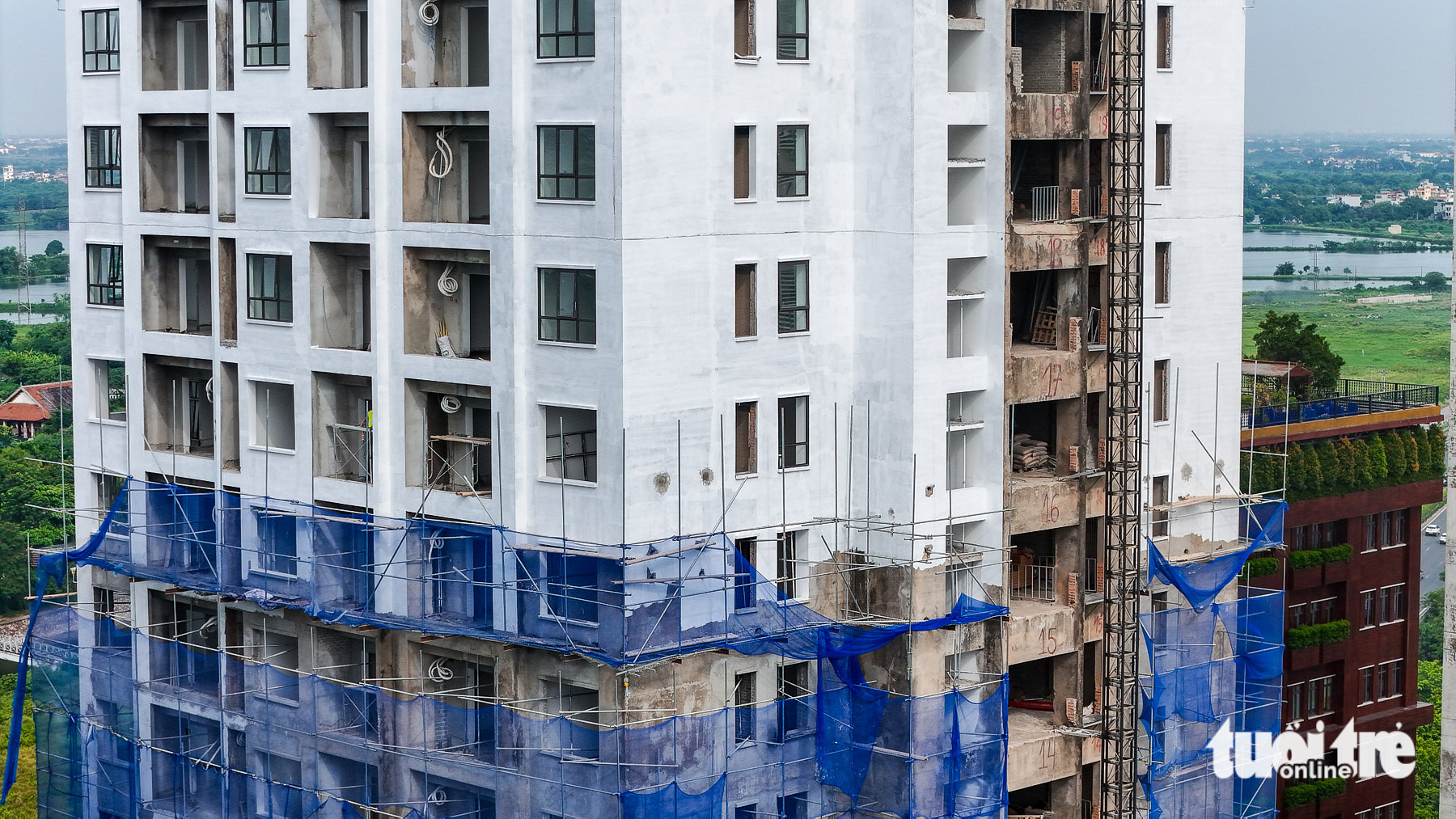 Hà Nội 'thay áo mới' khu nhà xây dở dang, để hoang tàn nhiều năm ở Pháp Vân - Tứ Hiệp - Ảnh 5.