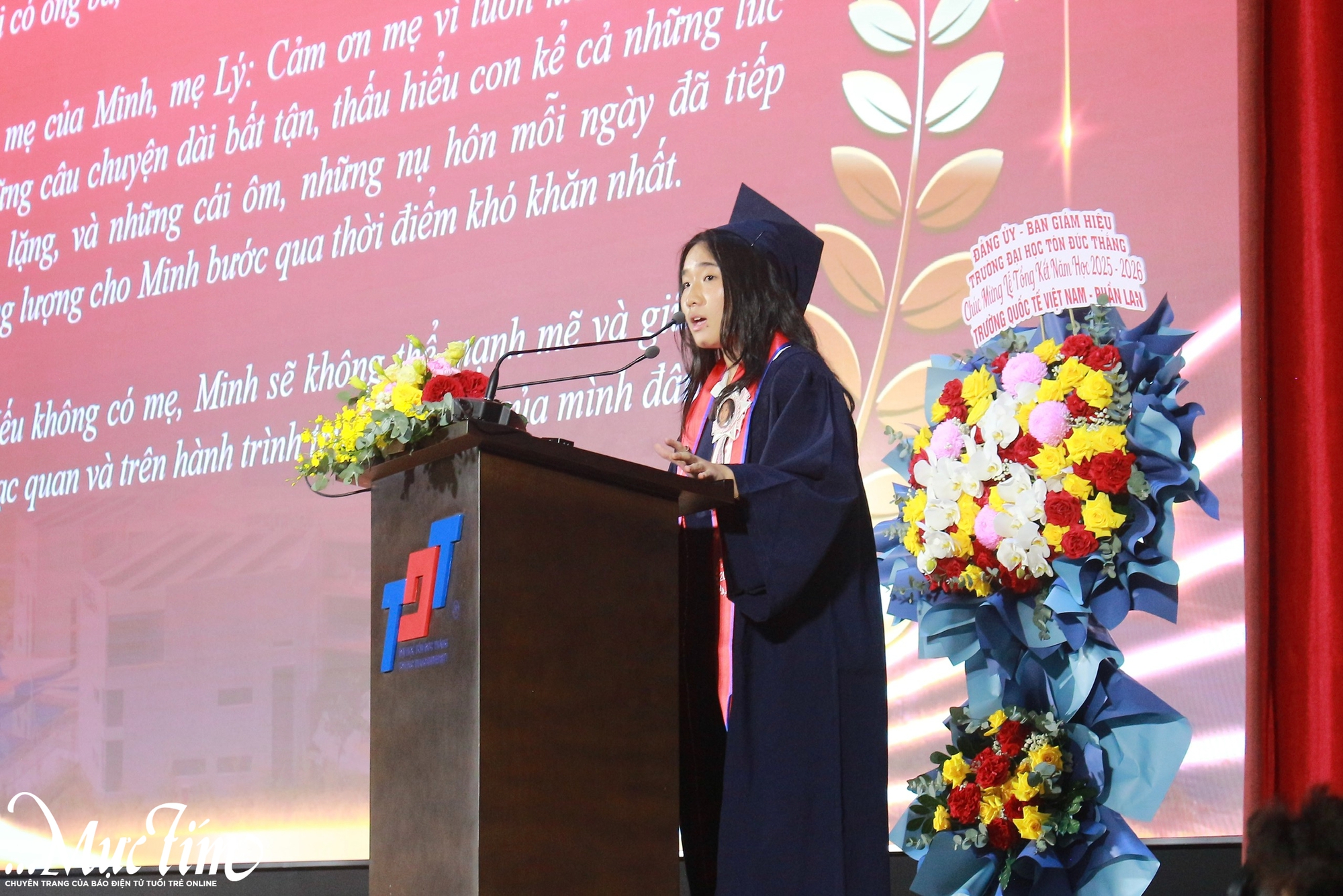 Học trò Trường Quốc tế Việt Nam - Phần Lan phát biểu tri ân: 'Ba là Google của con'- Ảnh 1.