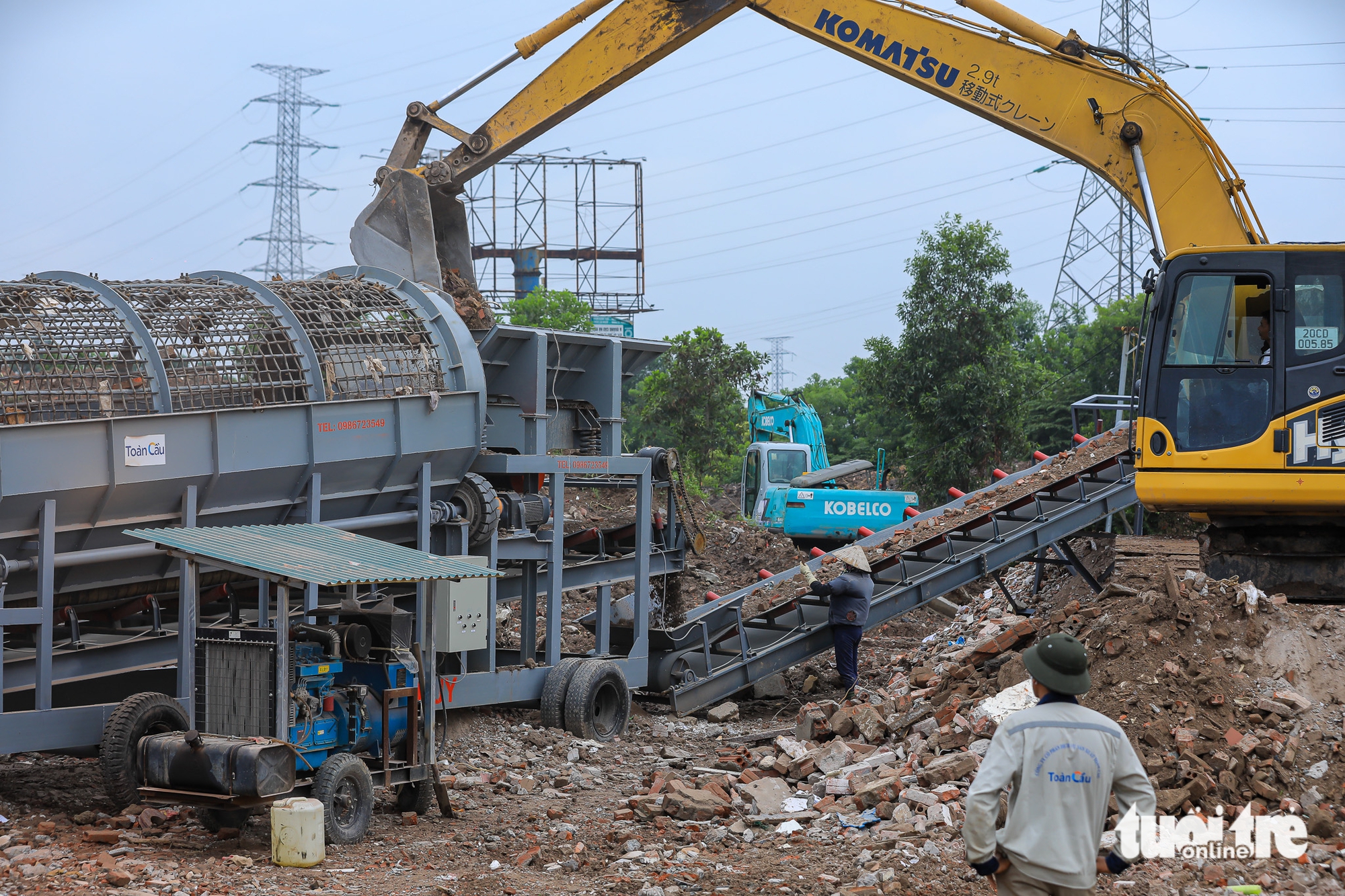 Hà Nội đẩy mạnh xử lý rác thải xây dựng - Ảnh 1. rác thải xây dựng - Ảnh 1.