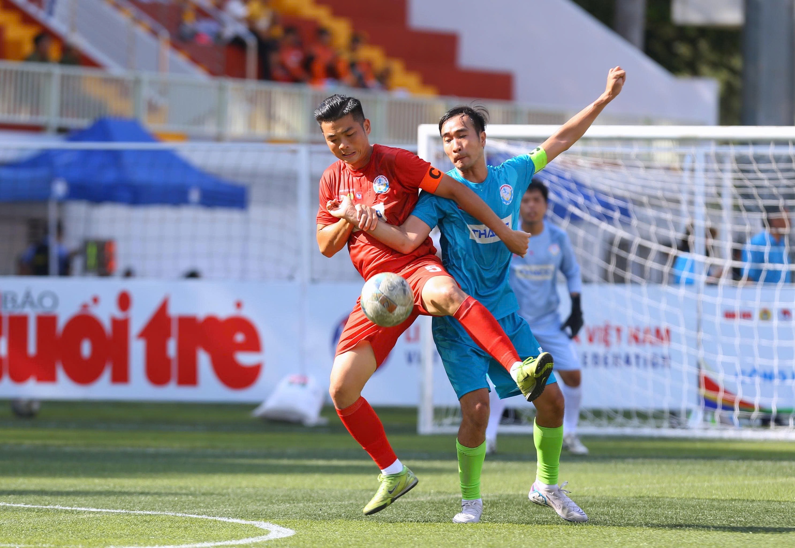 Công đoàn Đồng Nai 3 giành vé vào chung kết toàn quốc Giải bóng đá công nhân, viên chức Việt Nam 2026 công nhân - Ảnh 3.