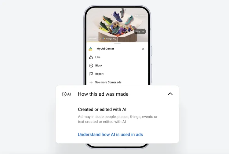 Google ra mắt tính năng nhận diện quảng cáo tạo bằng AI - Ảnh 1.