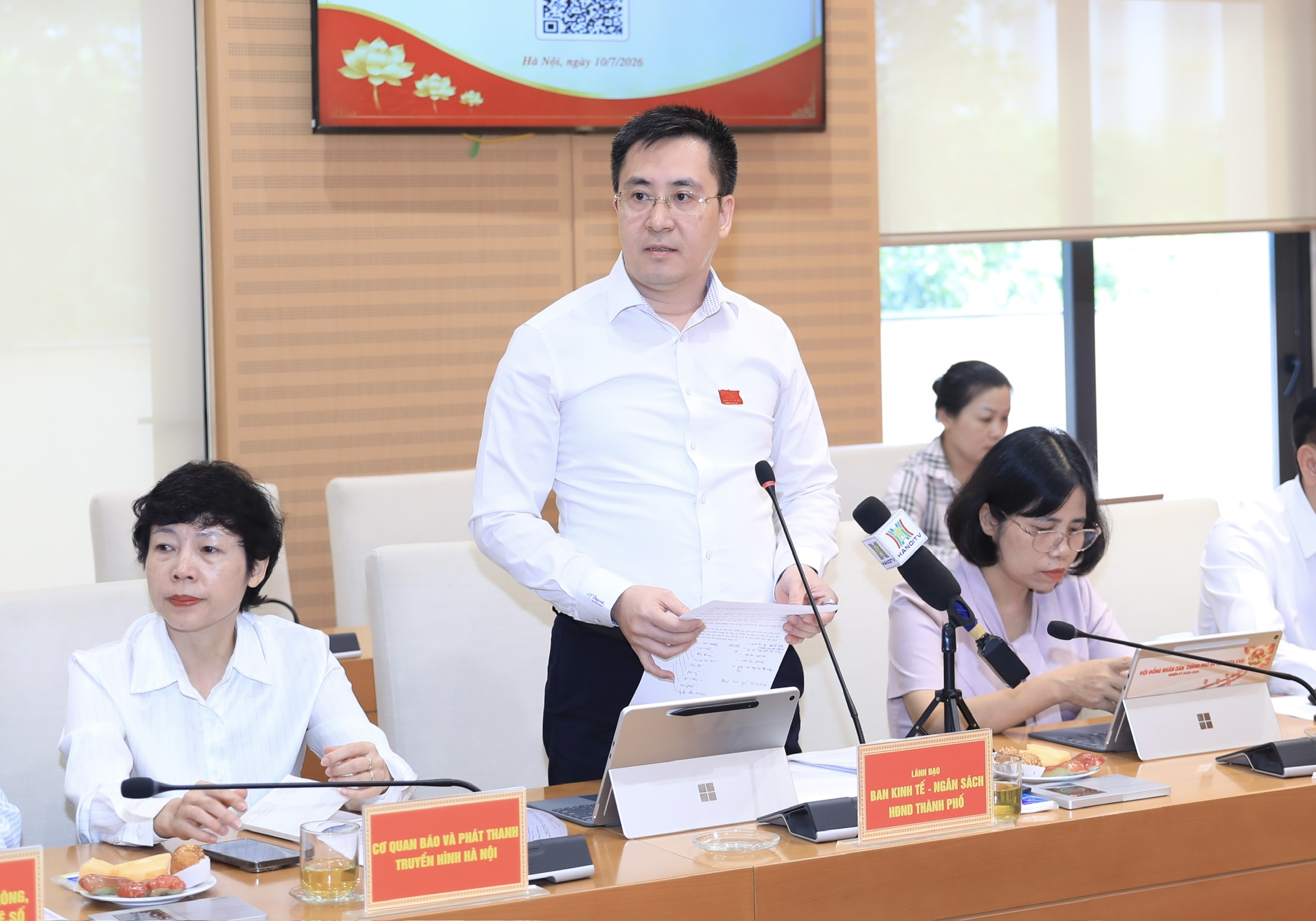 HĐND TP Hà Nội chất vấn về úng ngập và thoát nước đô thị tại kỳ họp tháng 7 - Ảnh 4.