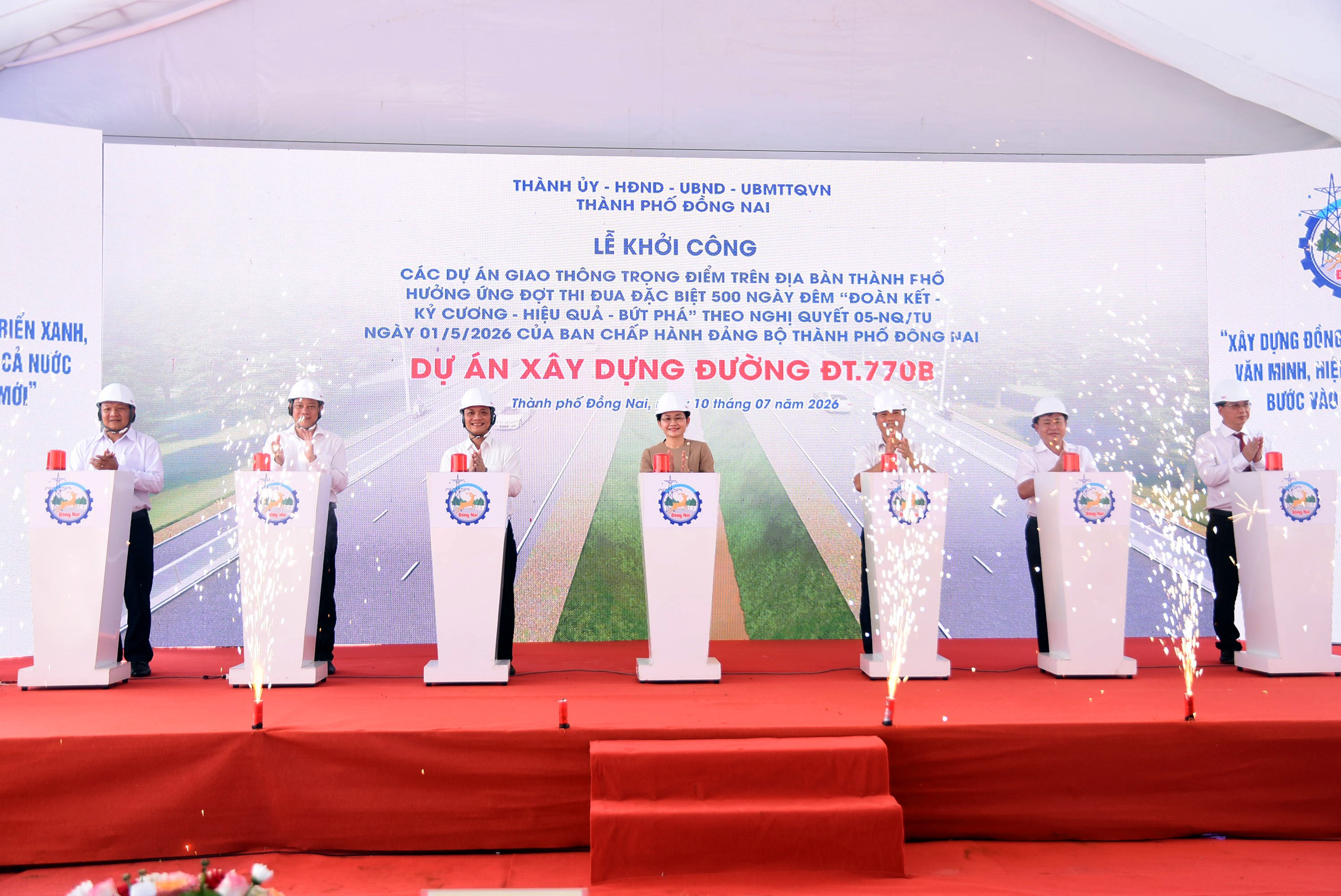 Đồng Nai khởi công 3 tuyến đường kết nối sân bay Long Thành - Ảnh 2.