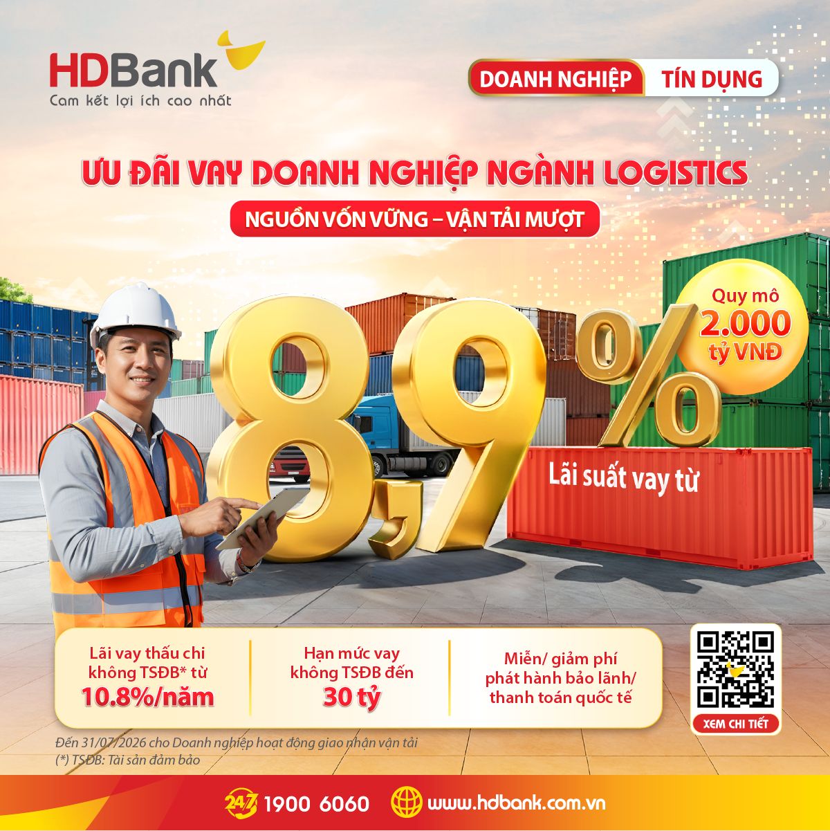 HDBank tung loạt ưu đãi lớn cho doanh nghiệp, lãi suất từ 7,2%/năm - Ảnh 2.