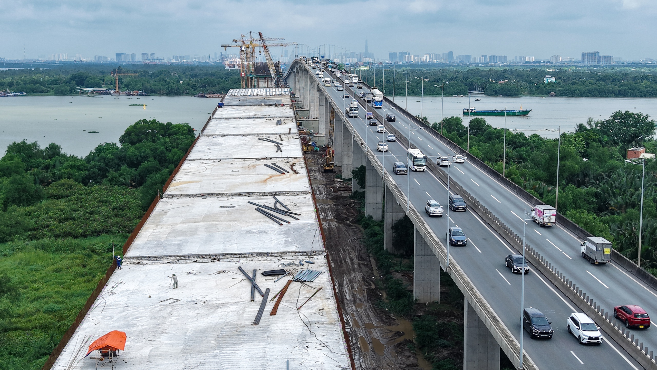 Tăng tốc kết nối sân bay Long Thành: Tiến độ mở rộng cao tốc bám sát từng tuần, từng ngày - Ảnh 3.