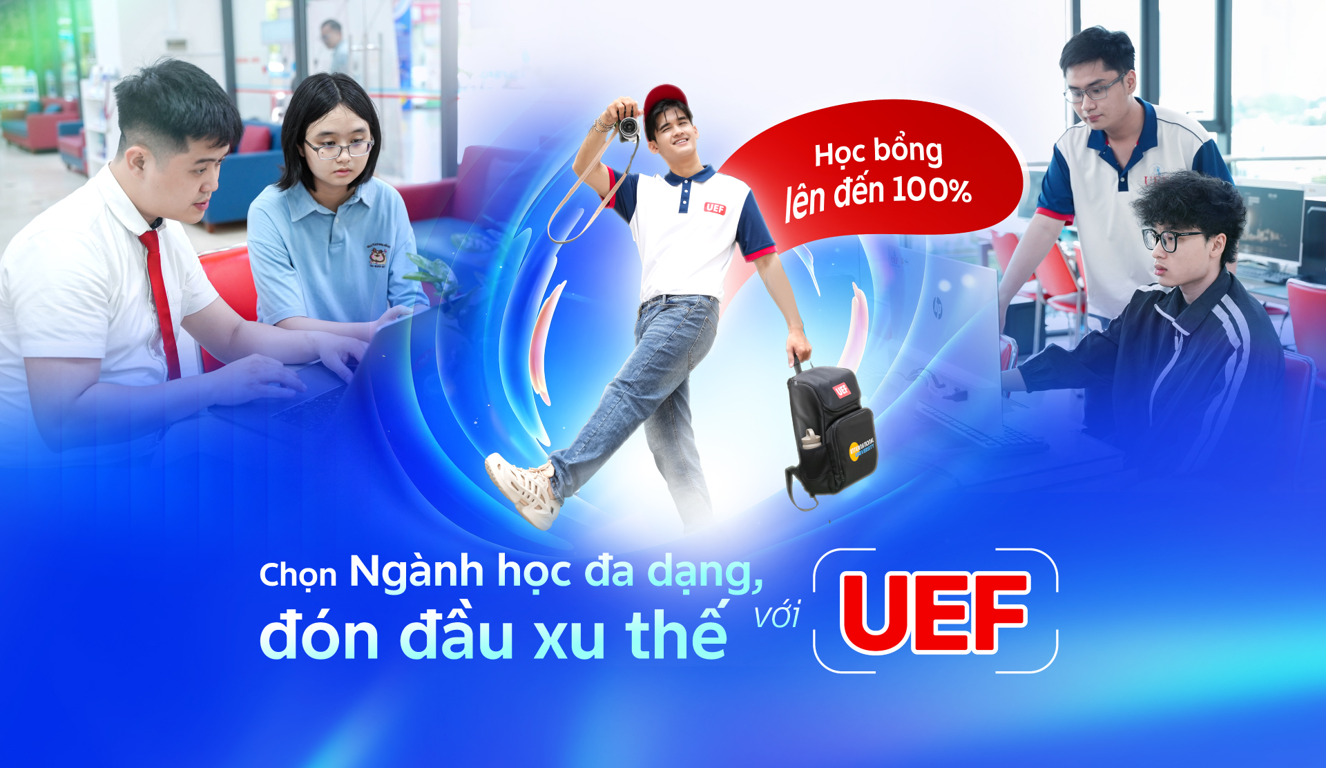 Chọn ngành học đa dạng, đón đầu xu thế với đại học UEF