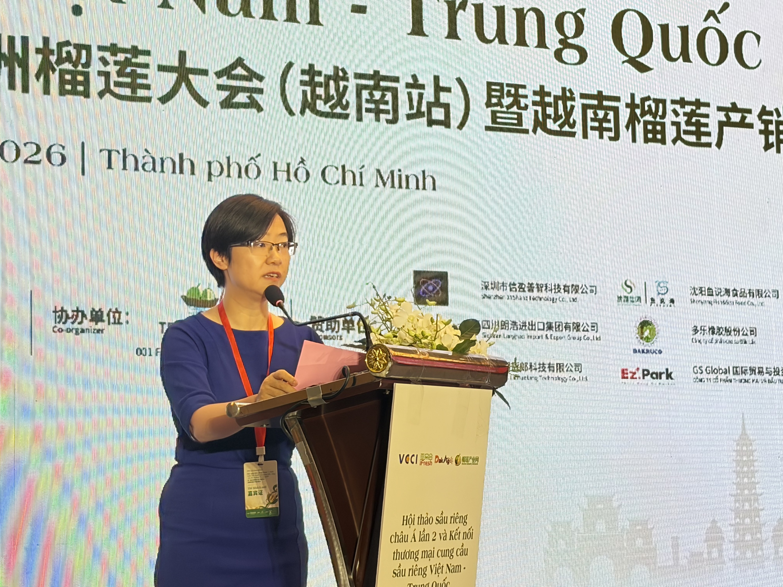 Hơn 100 doanh nghiệp Trung Quốc sang Việt Nam tìm đối tác sầu riêng - Ảnh 1.