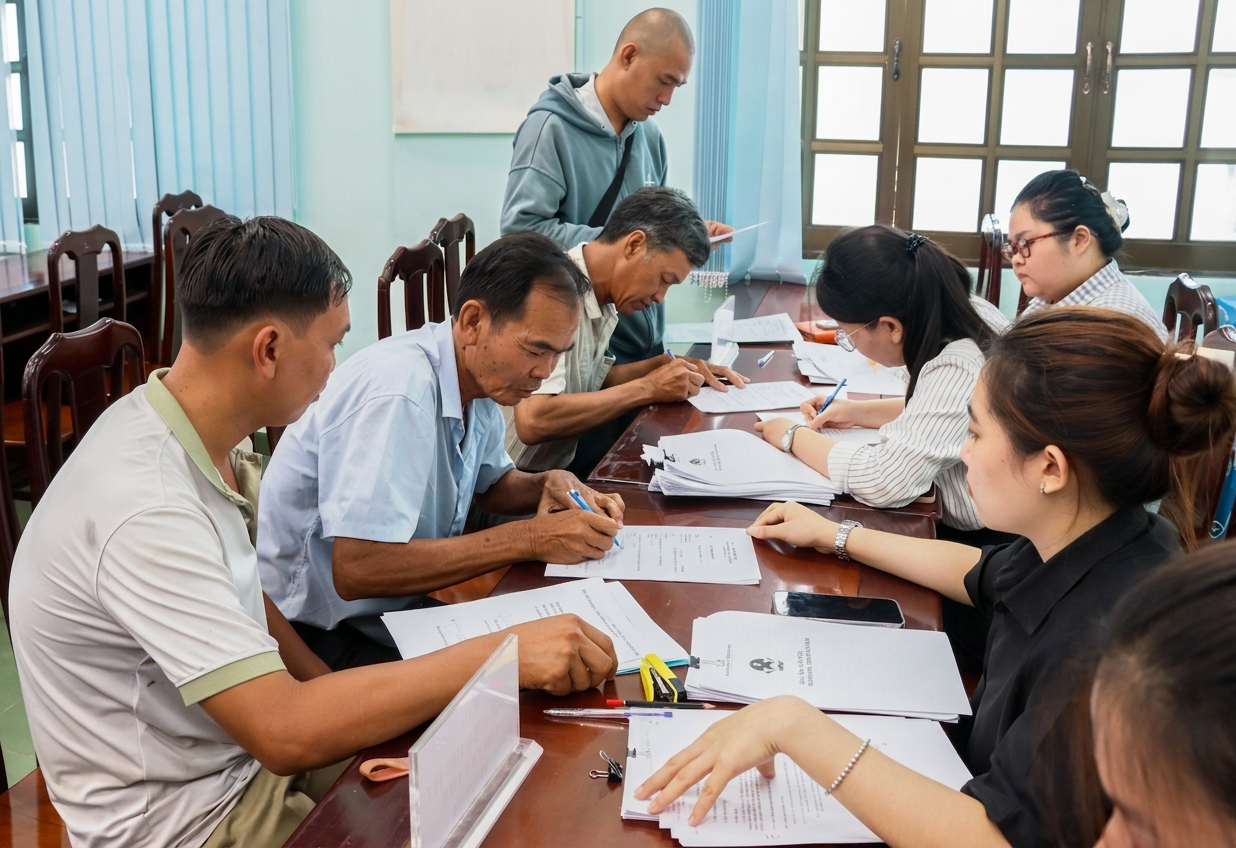 Tân An Hội chi trả hơn 613 tỉ đồng, 246 hộ bàn giao mặt bằng dự án vành đai 4 TP.HCM - Ảnh 1.