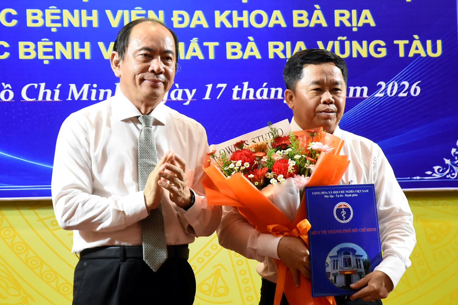 Phó giám đốc Sở Y tế TP.HCM được điều động làm Giám đốc Bệnh viện Đa khoa Bà Rịa - Ảnh 1.