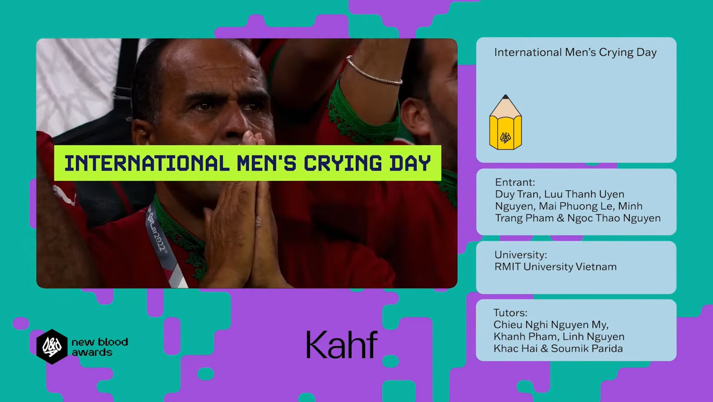 Từ nước mắt World Cup đến giải sáng tạo danh giá thế giới của sinh viên RMIT - Ảnh 1.