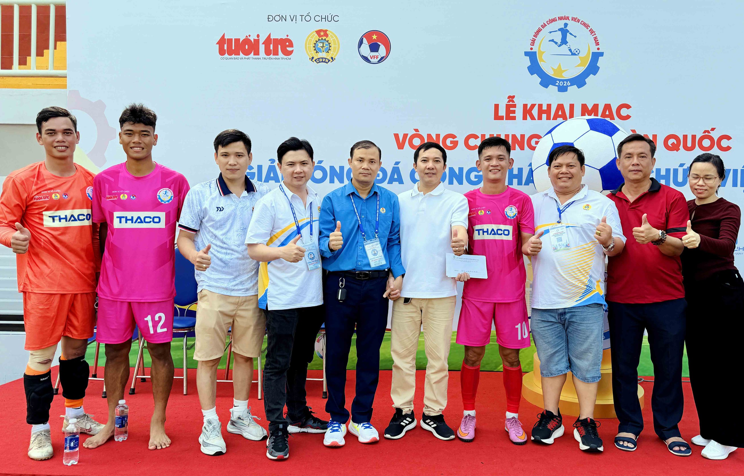 Công đoàn Đồng Nai 4 được treo thưởng lớn nếu vào chung kết bóng đá công nhân - Ảnh 1.
