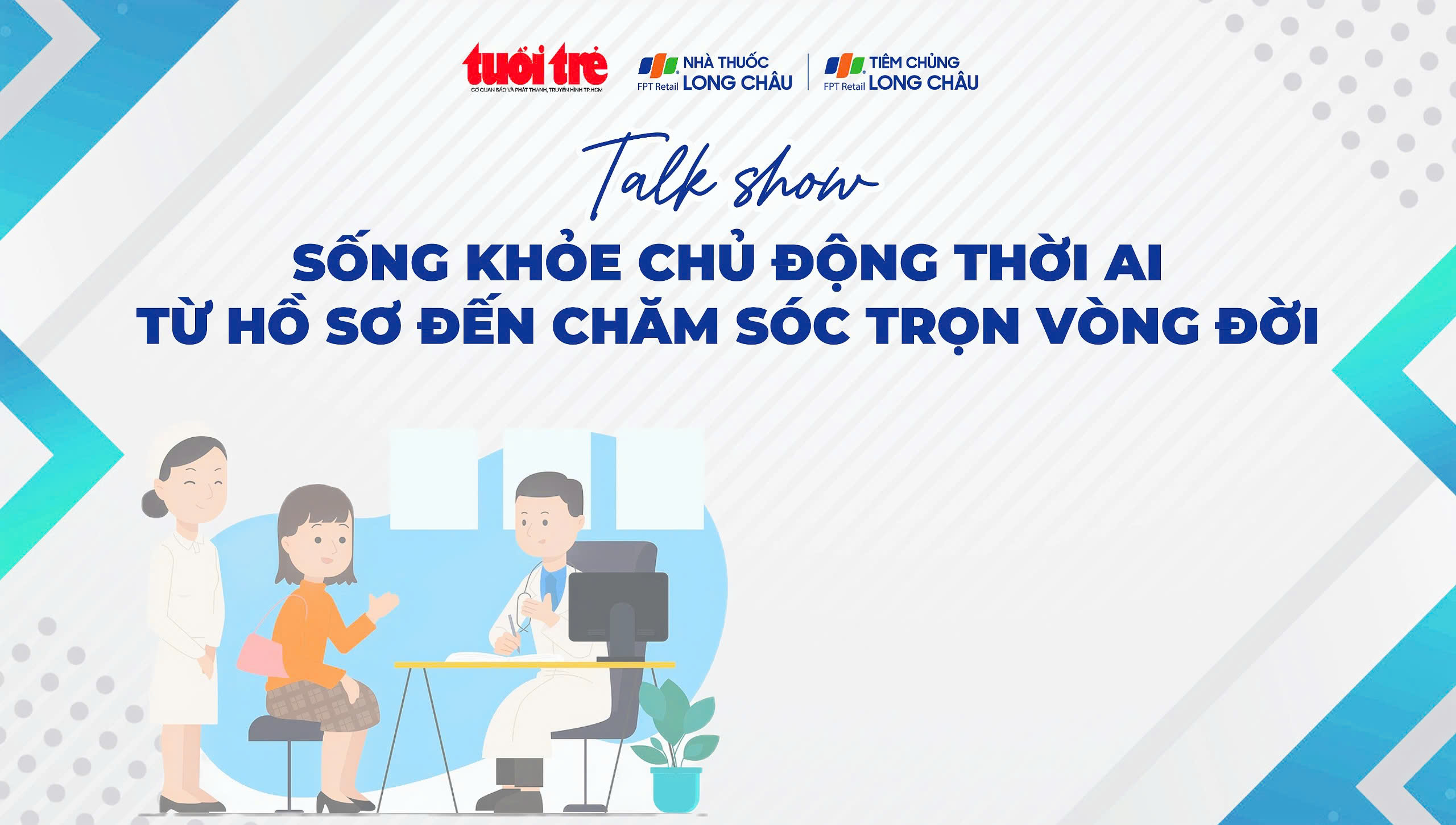 Báo điện tử Tuổi Trẻ tổ chức Talkshow: 'Sức khỏe chủ động thời AI: từ hồ sơ số đến chăm sóc trọn vòng đời' - Ảnh 1.