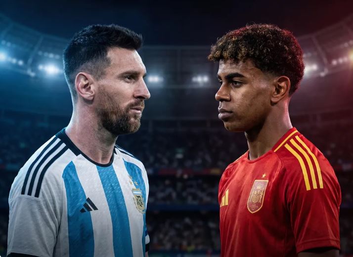 Trực tuyến Tây Ban Nha - Argentina (2h ngày 20-7): Messi đối đầu Yamal ! - Ảnh 1.