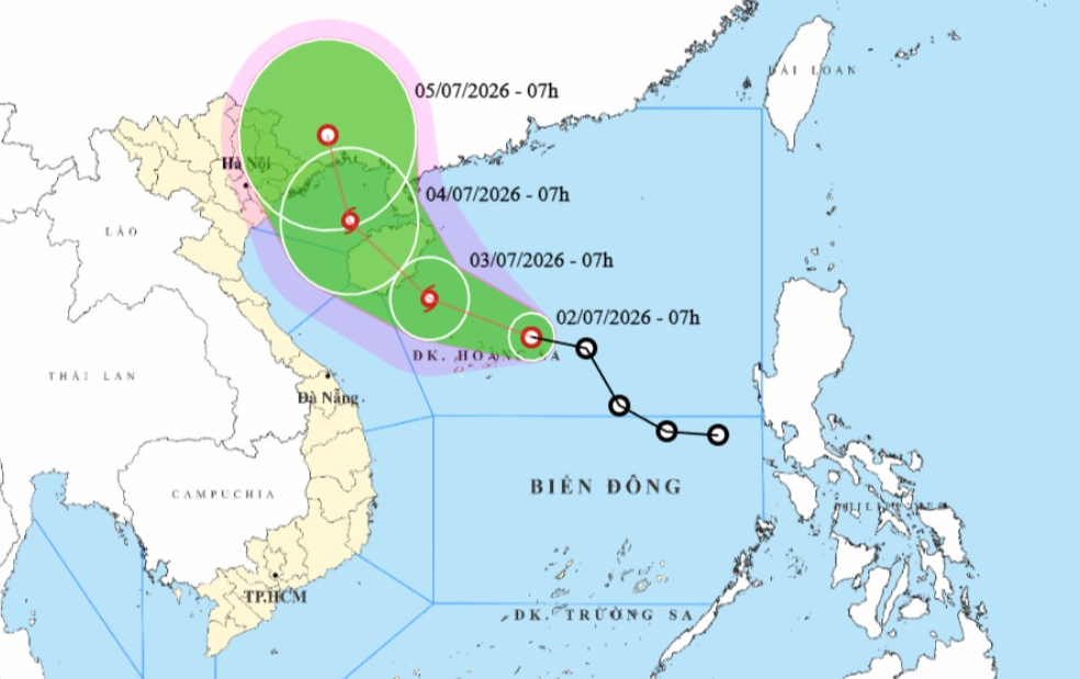 Bão số 1 sắp hình thành, khả năng vào vịnh Bắc Bộ - Ảnh 1.