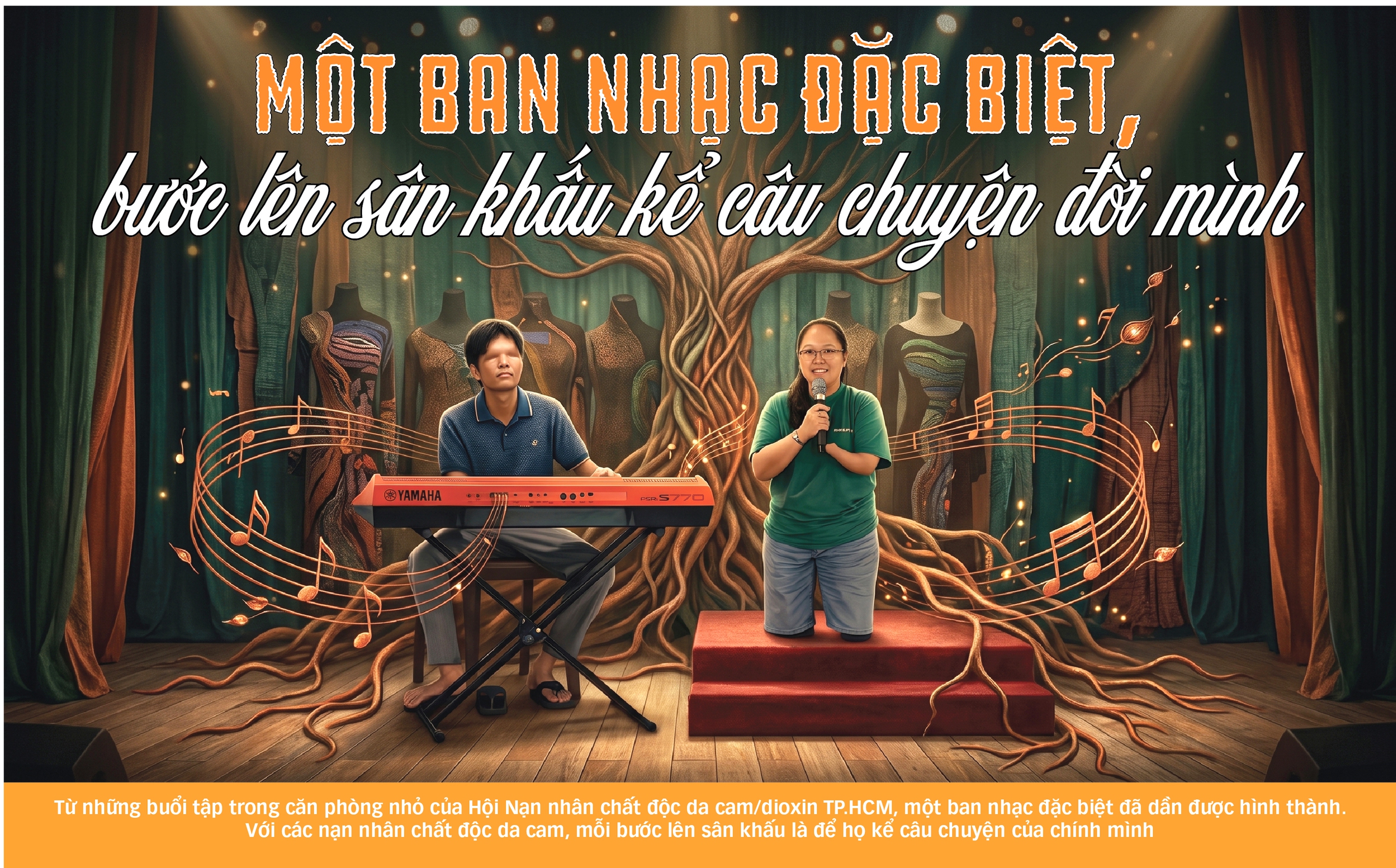 Một ban nhạc đặc biệt, bước lên sân khấu kể câu chuyện đời mình