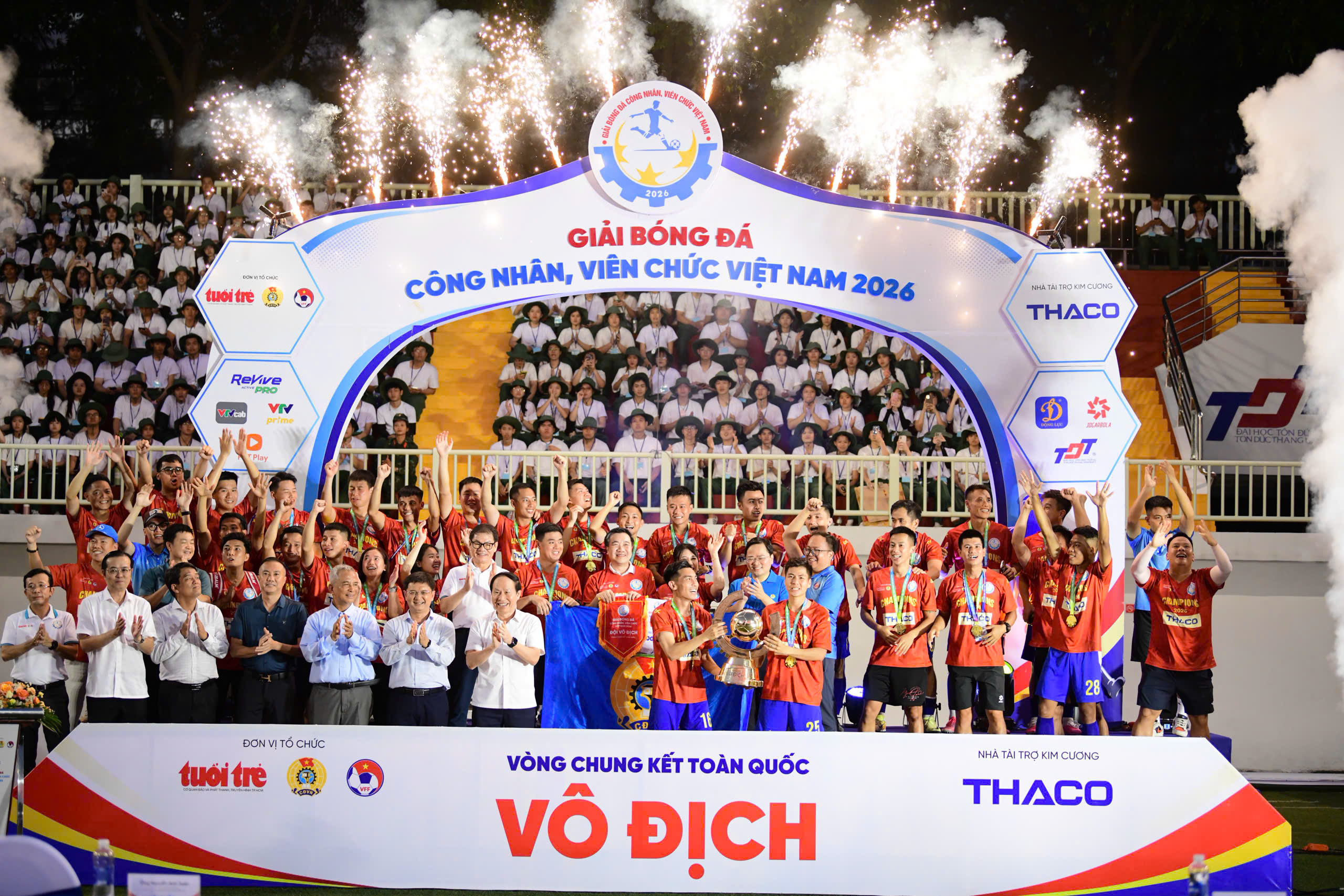 Giải bóng đá công nhân, viên chức Việt Nam 2026: Hấp dẫn và khắc nghiệt - Ảnh 1.