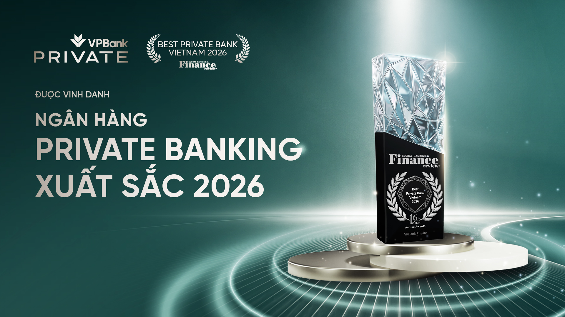 VPBank Private nhận giải Ngân hàng Private Banking xuất sắc 2026 - Ảnh 1.