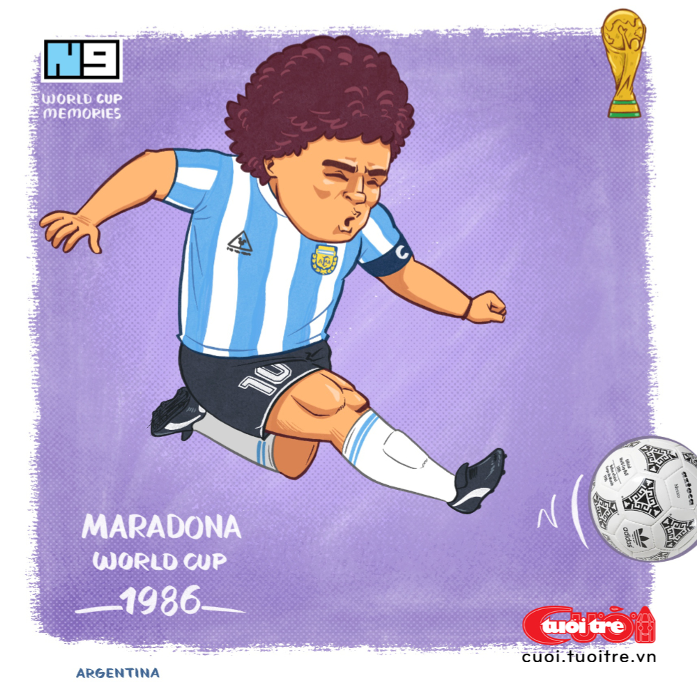 Tượng đài World Cup P.13: Maradona với 2 'bàn thắng lịch sử' trái ngược nhau - Ảnh 1.