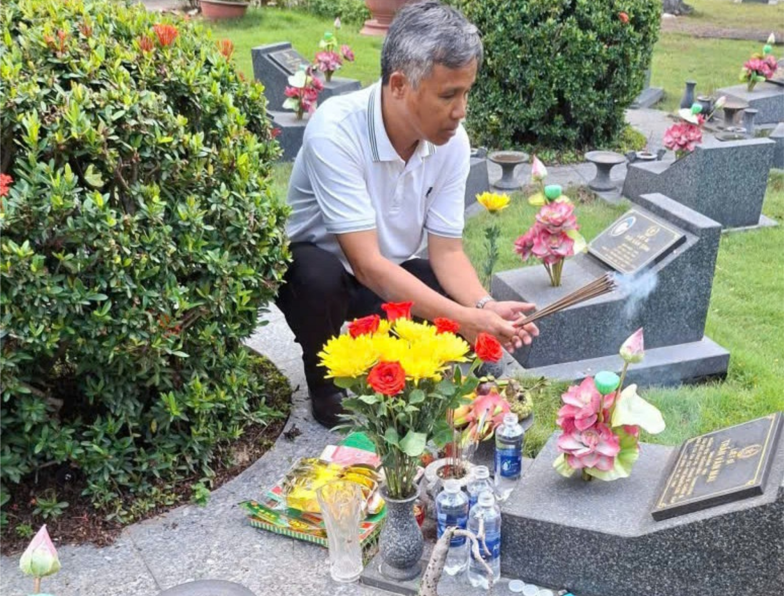 Tìm mộ liệt sĩ Trần Văn Mai: Cuộc đoàn tụ 42 năm đầy cảm xúc - Ảnh 5.