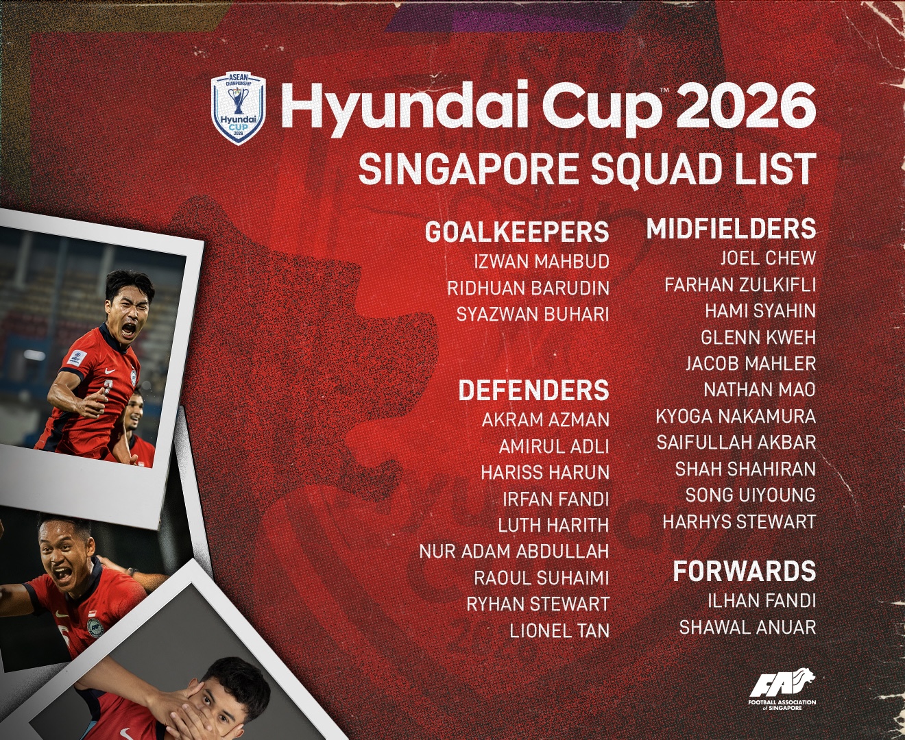Singapore chỉ dùng 2 tiền đạo cho ASEAN Cup 2026 - Ảnh 2.