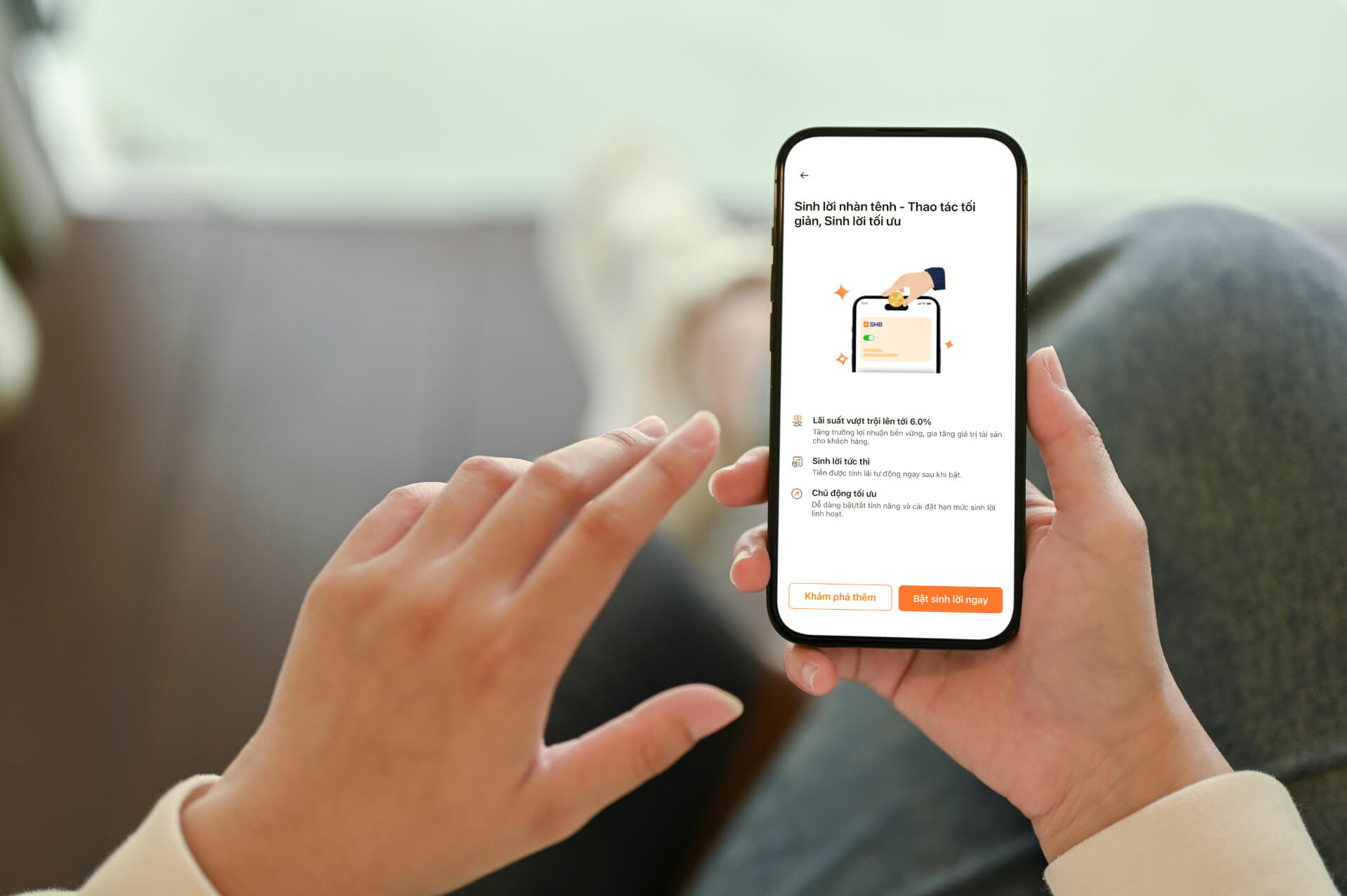 SHB giúp tiền nhàn rỗi tự sinh lời ngay trong tài khoản thanh toán - Ảnh 2.
