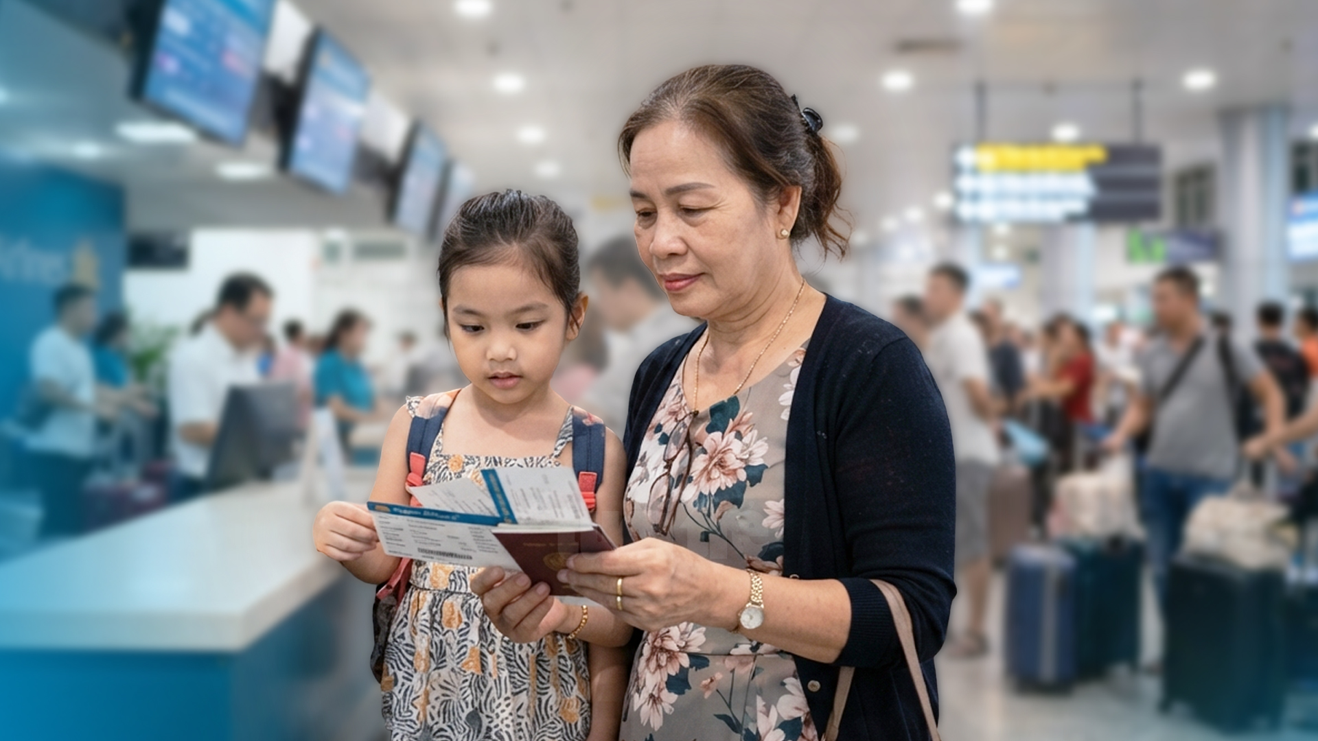 Đưa trẻ dưới 14 tuổi ĐI MÁY BAY: Cần chuẩn bị giấy tờ gì để làm thủ tục nhanh? - Ảnh 1.