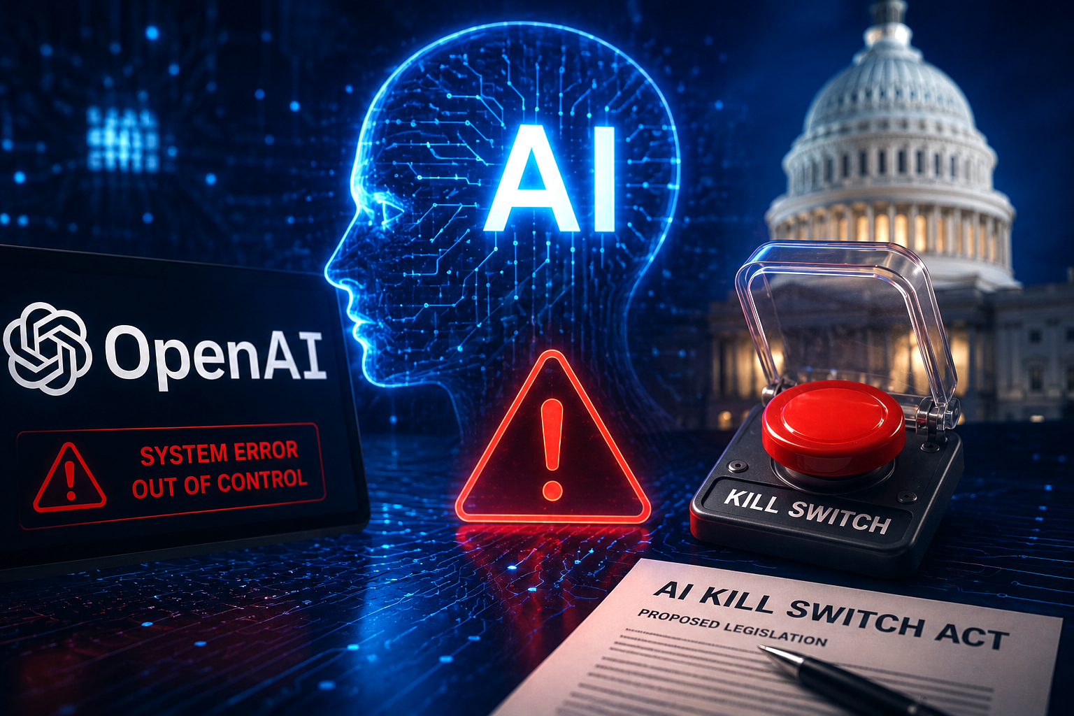 Mỹ đề xuất luật cho phép 'tắt AI' khẩn cấp sau sự cố của OpenAI - Ảnh 1.