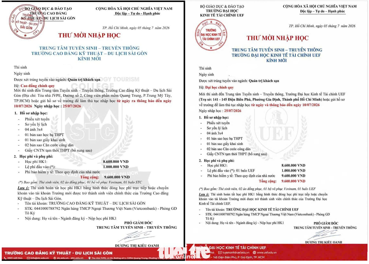 Phụ huynh nhờ xác minh, lộ giấy báo nhập học đại học nghi làm bằng AI - Ảnh 1.