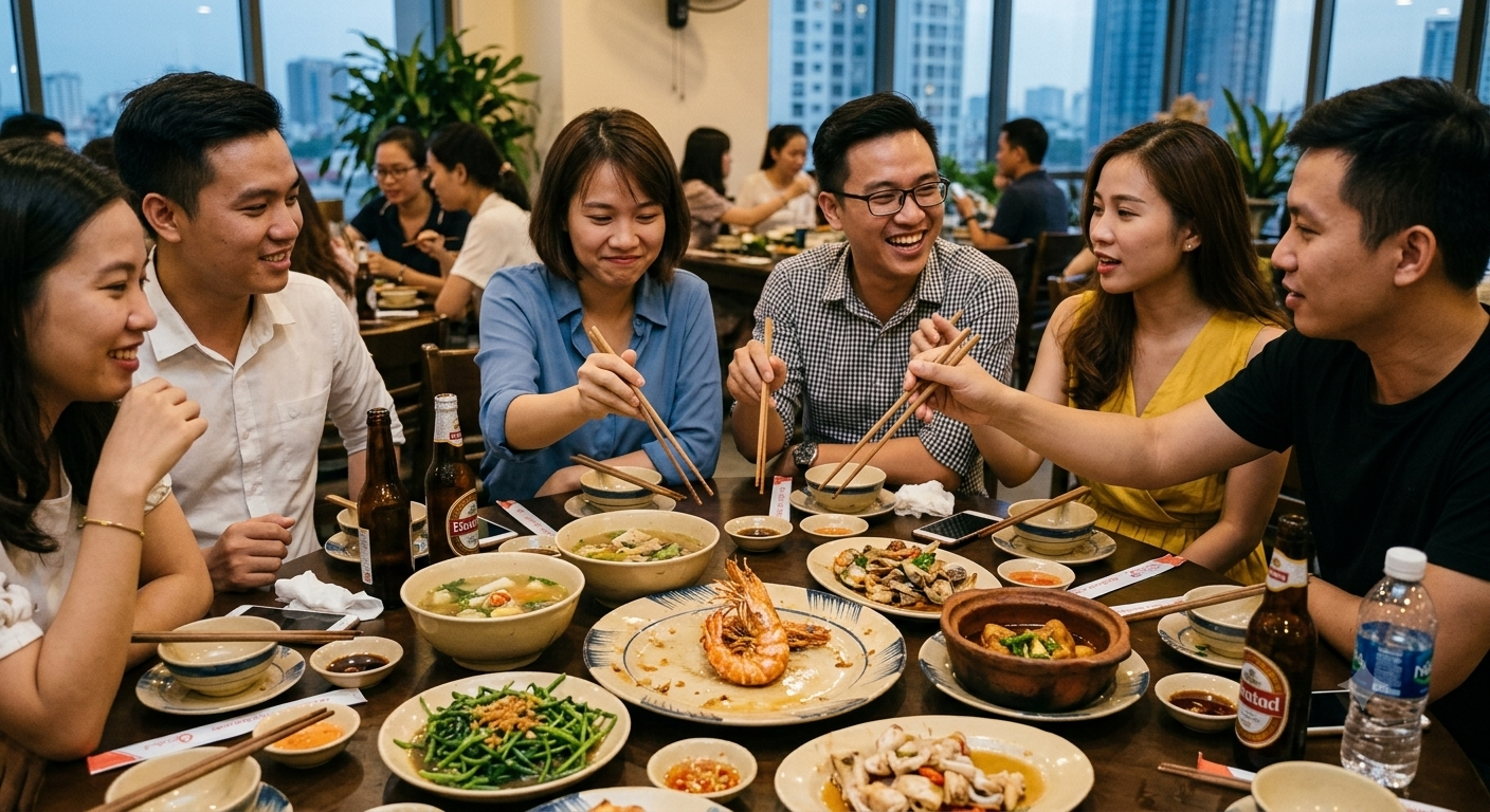 Đi tiệc, có nên gắp miếng thức ăn cuối cùng trên dĩa, khi chẳng ai hó hé? - Ảnh 1.
