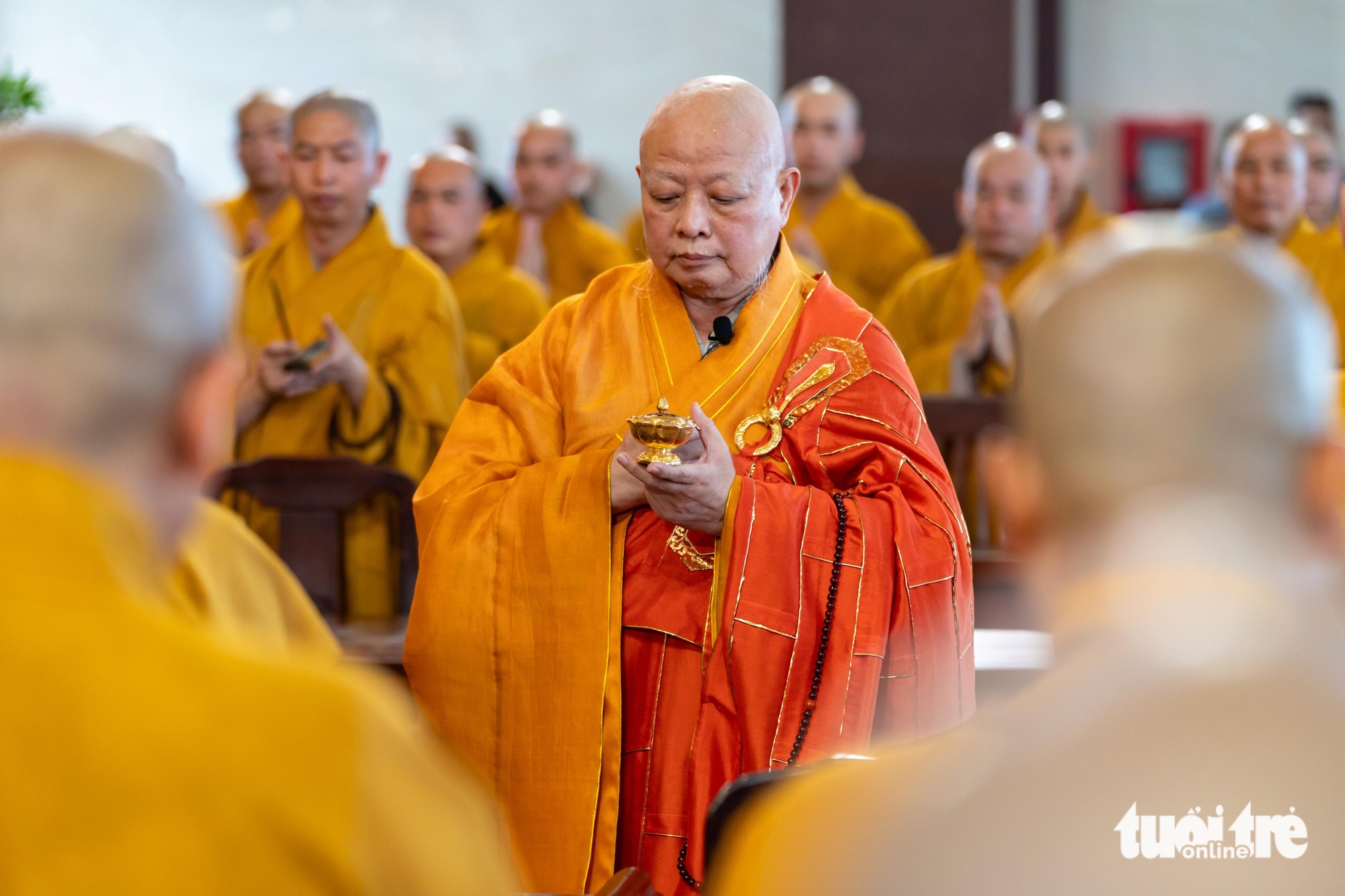 Lễ trai đàn chẩn tế siêu tiến anh linh các liệt sĩ ở Học viện Phật giáo tại TP.HCM - Ảnh 11.
