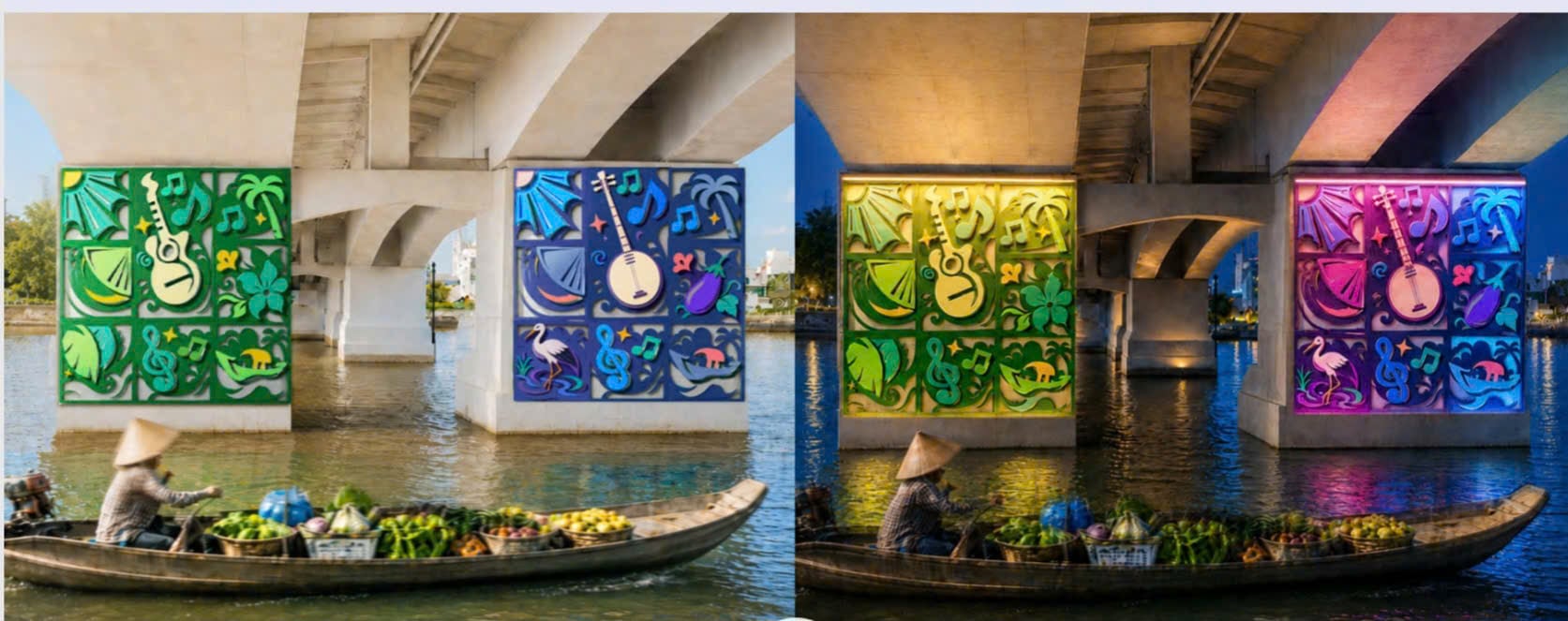 Vietnam’s Can Tho plans to give bridges a makeover, add new photo spots at Cai Rang Floating Market- Ảnh 4.